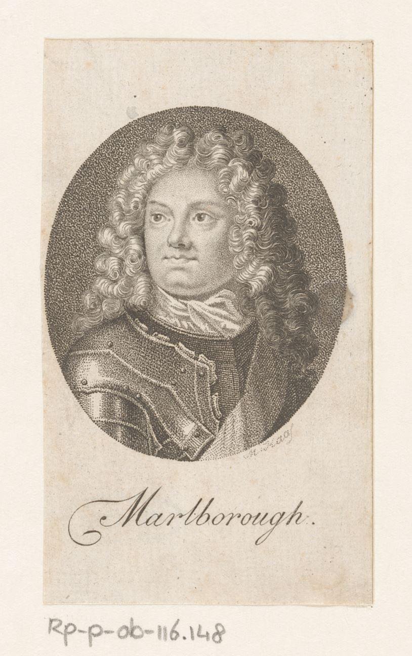 Portret van John Churchill Marlborough