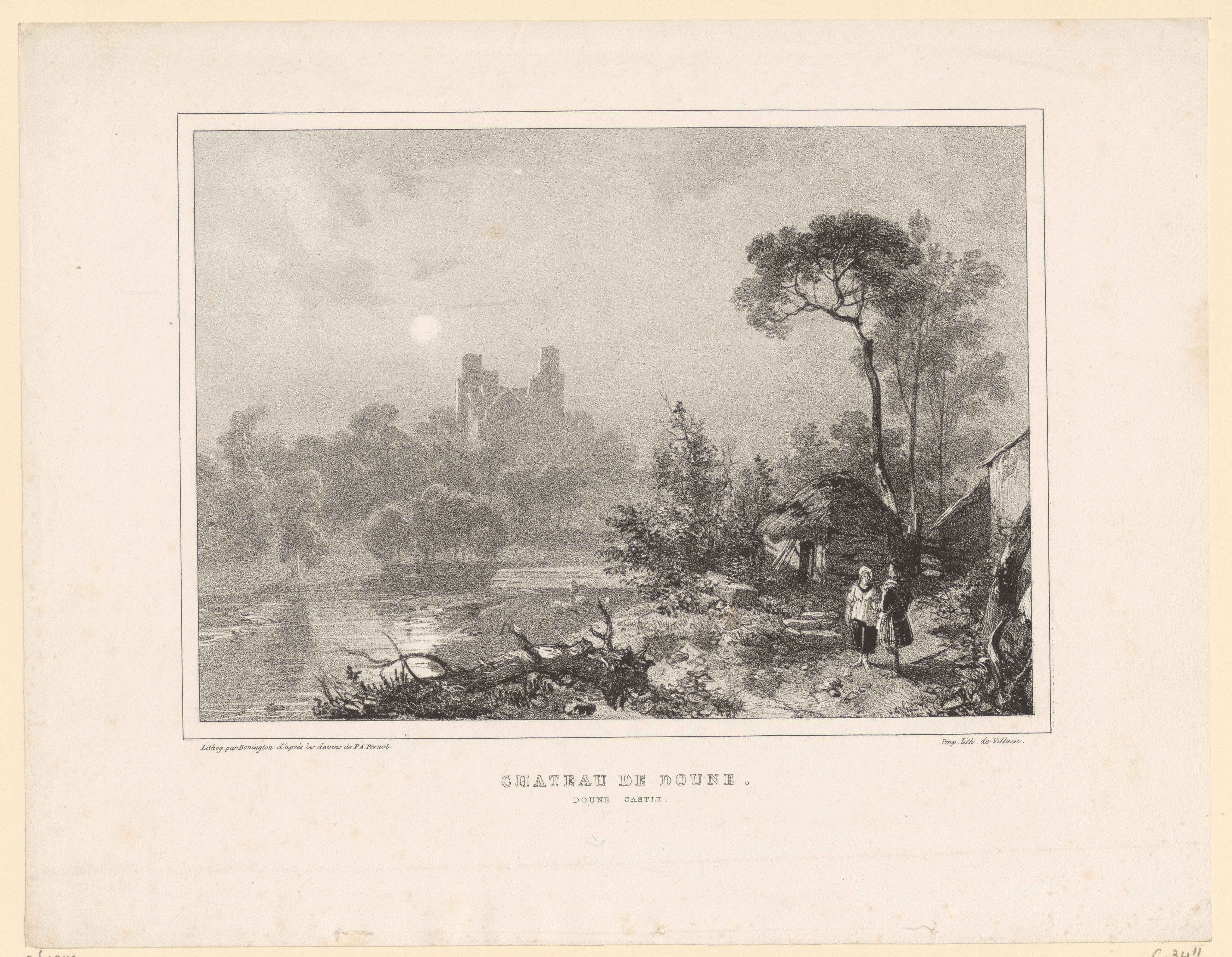 Gezicht op Doune Castle