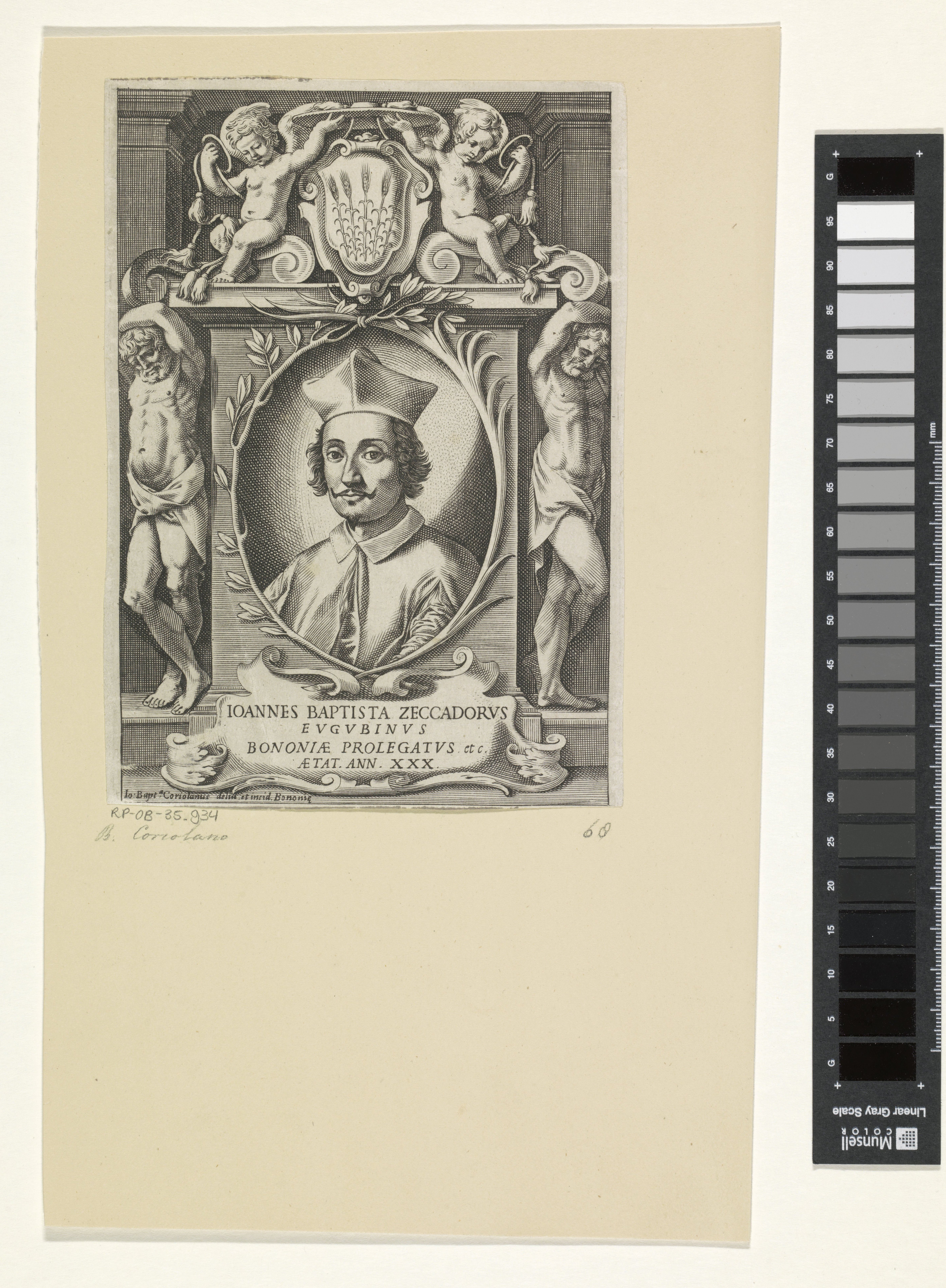 Portret van Giovanni Battista Zeccadoro
