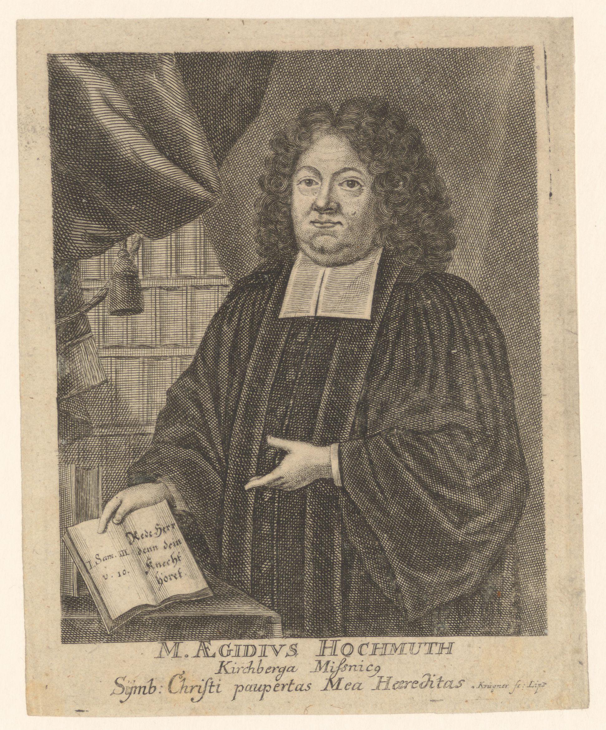 Portret van Aegidius Hochmuth