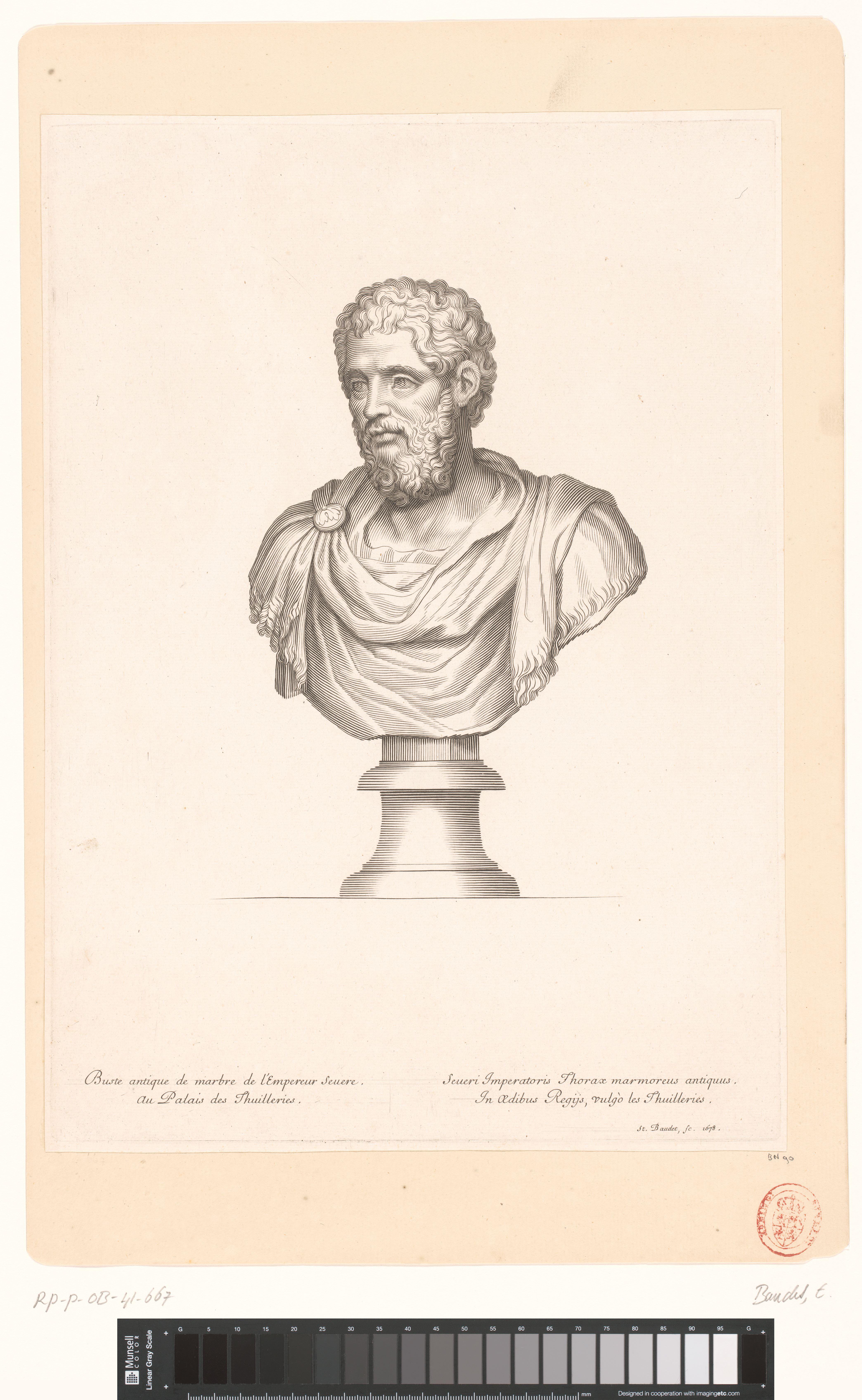 Antieke buste van Severus