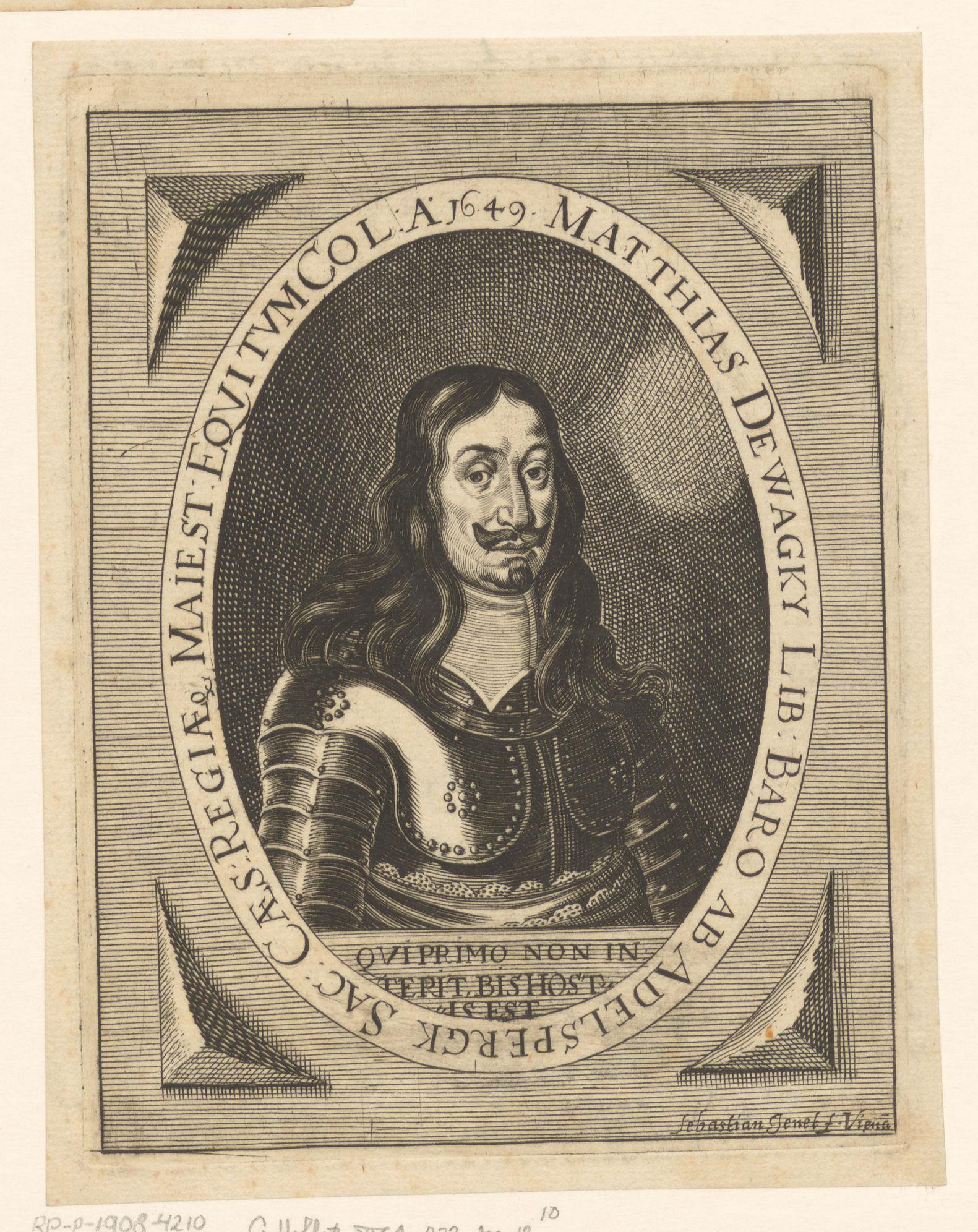 Portret van Matthias Dewaggi