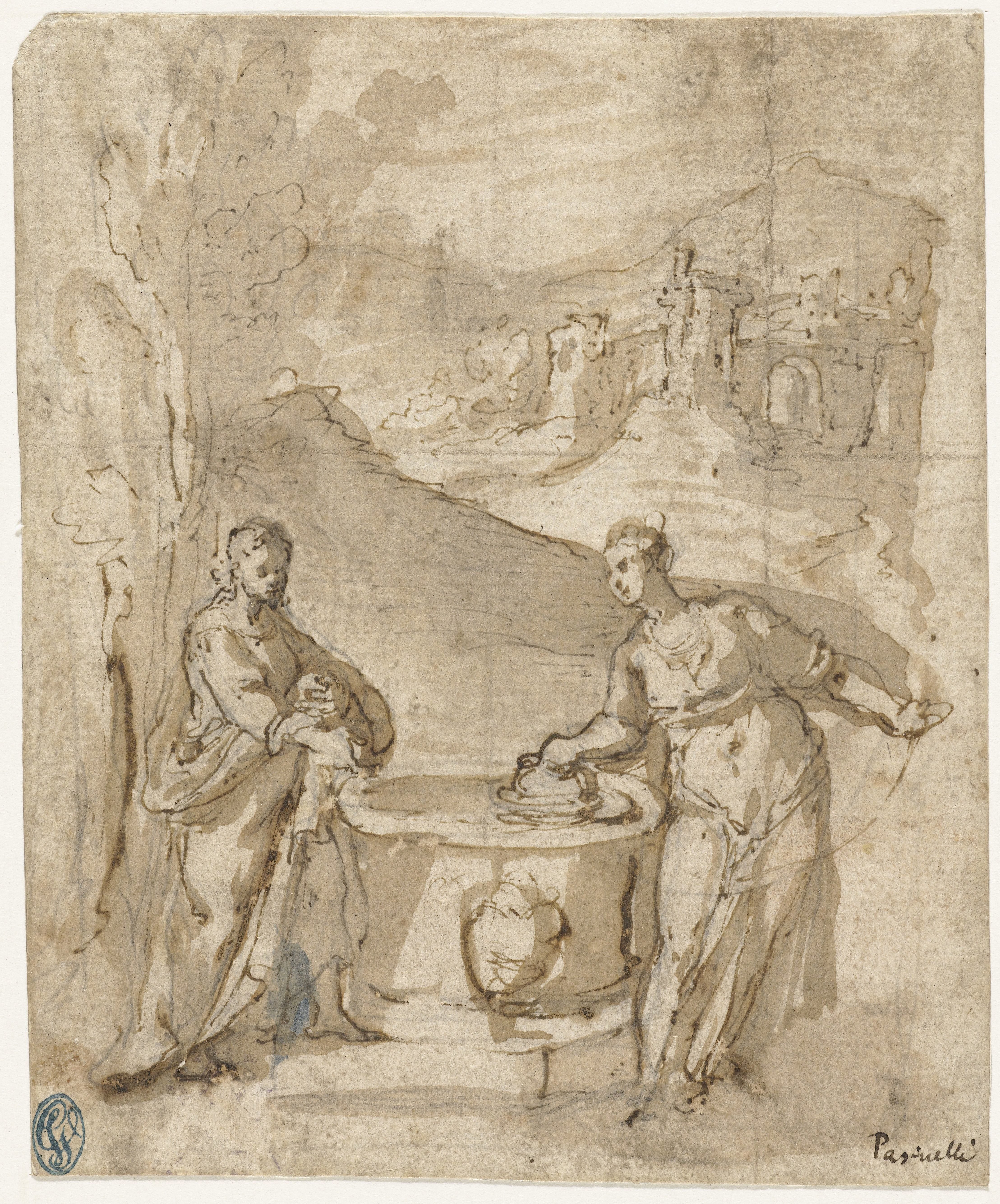 Christus en de Samaritaanse vrouw