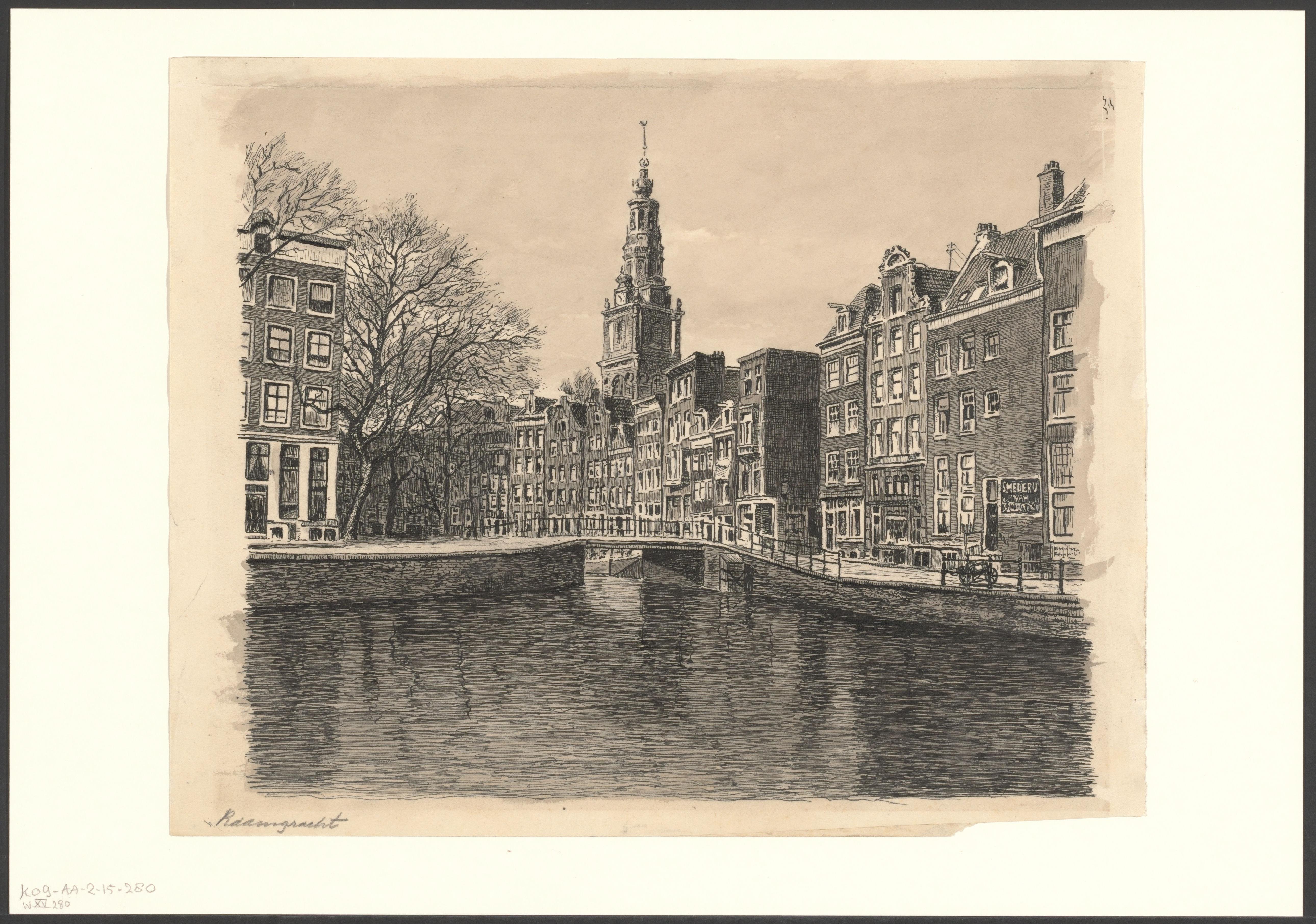 Gezicht op de Raamgracht