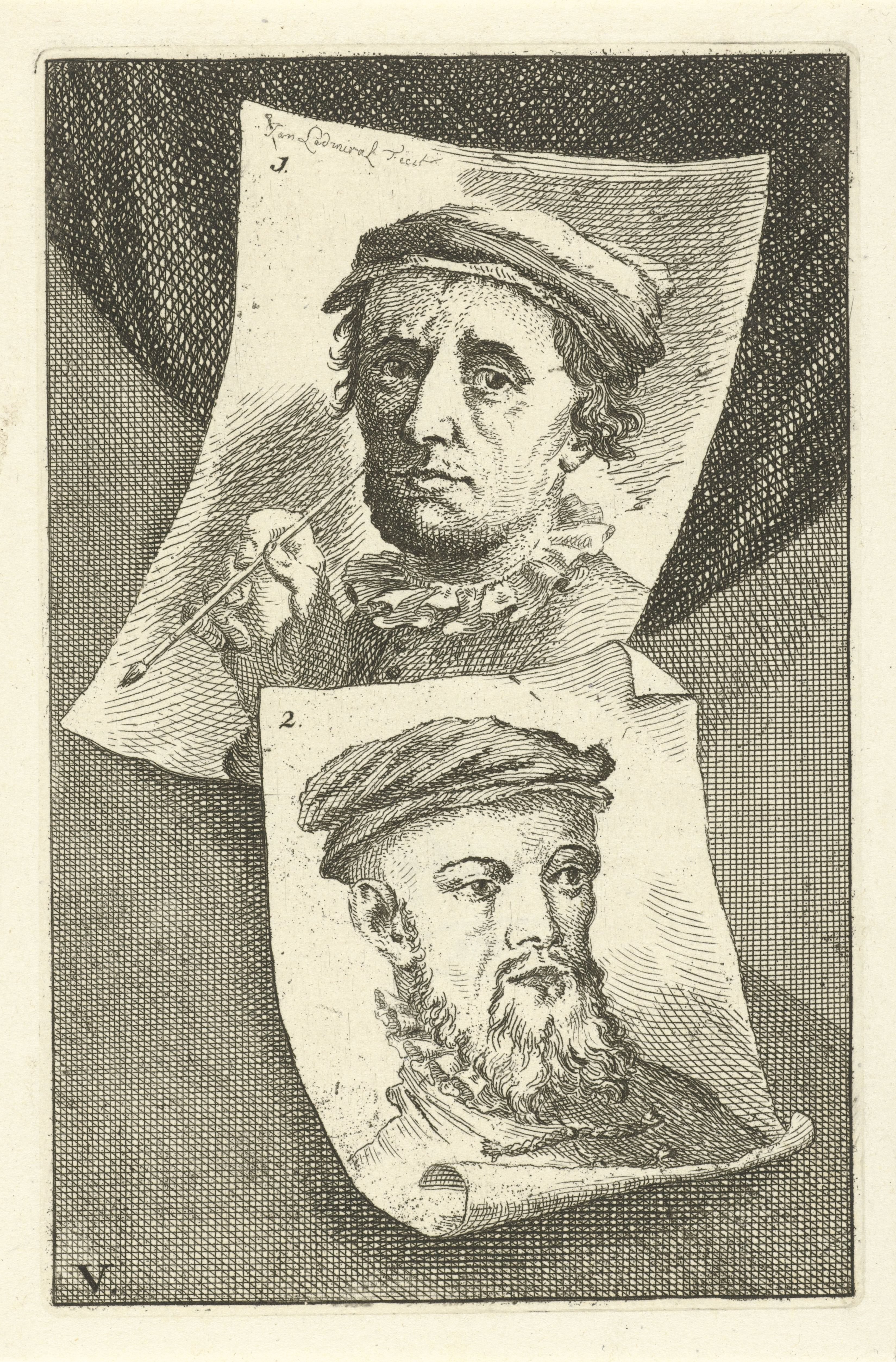 Portretten van Allaert Claesz en Barend Dircksz