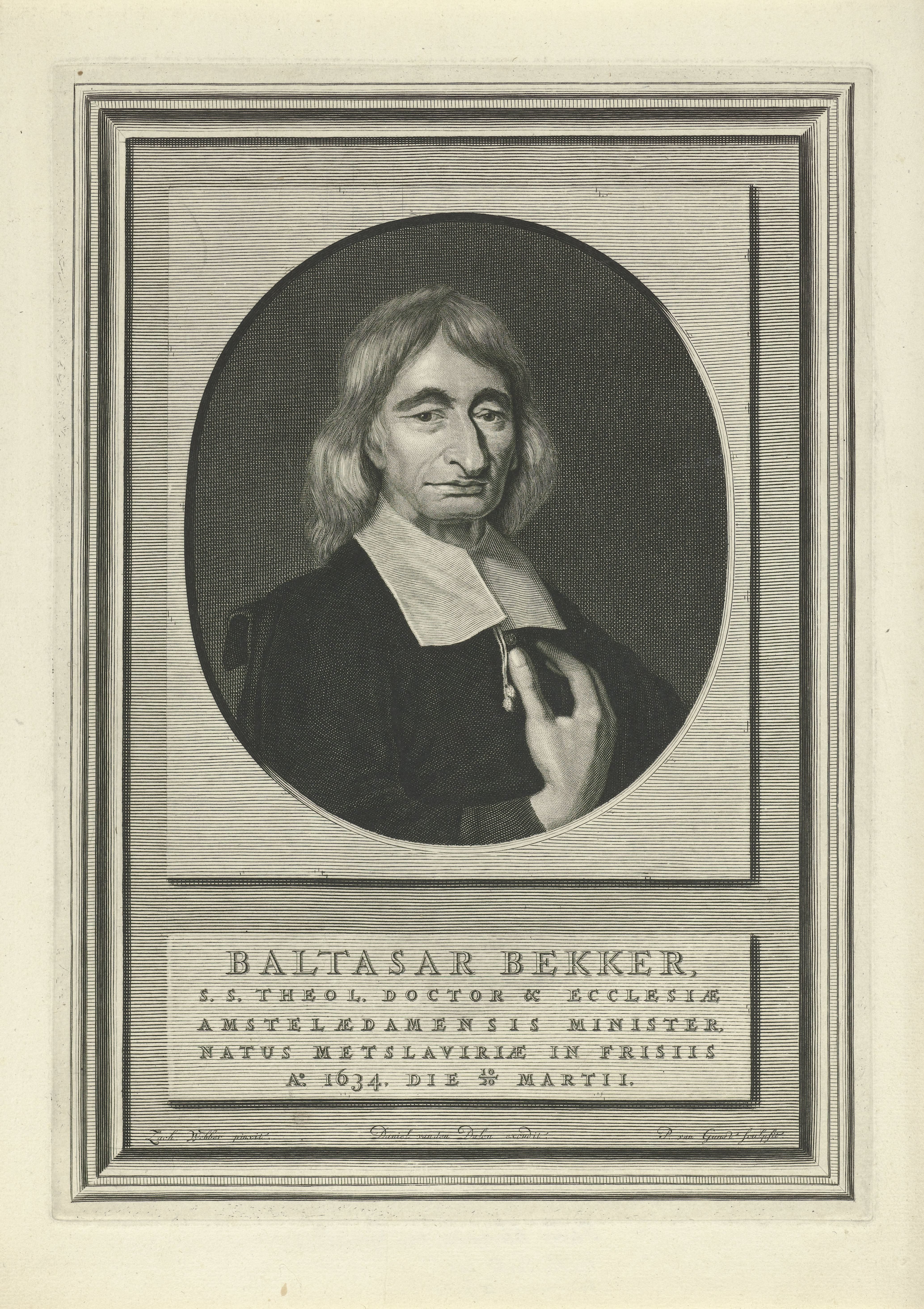 Portret van Balthasar Bekker
