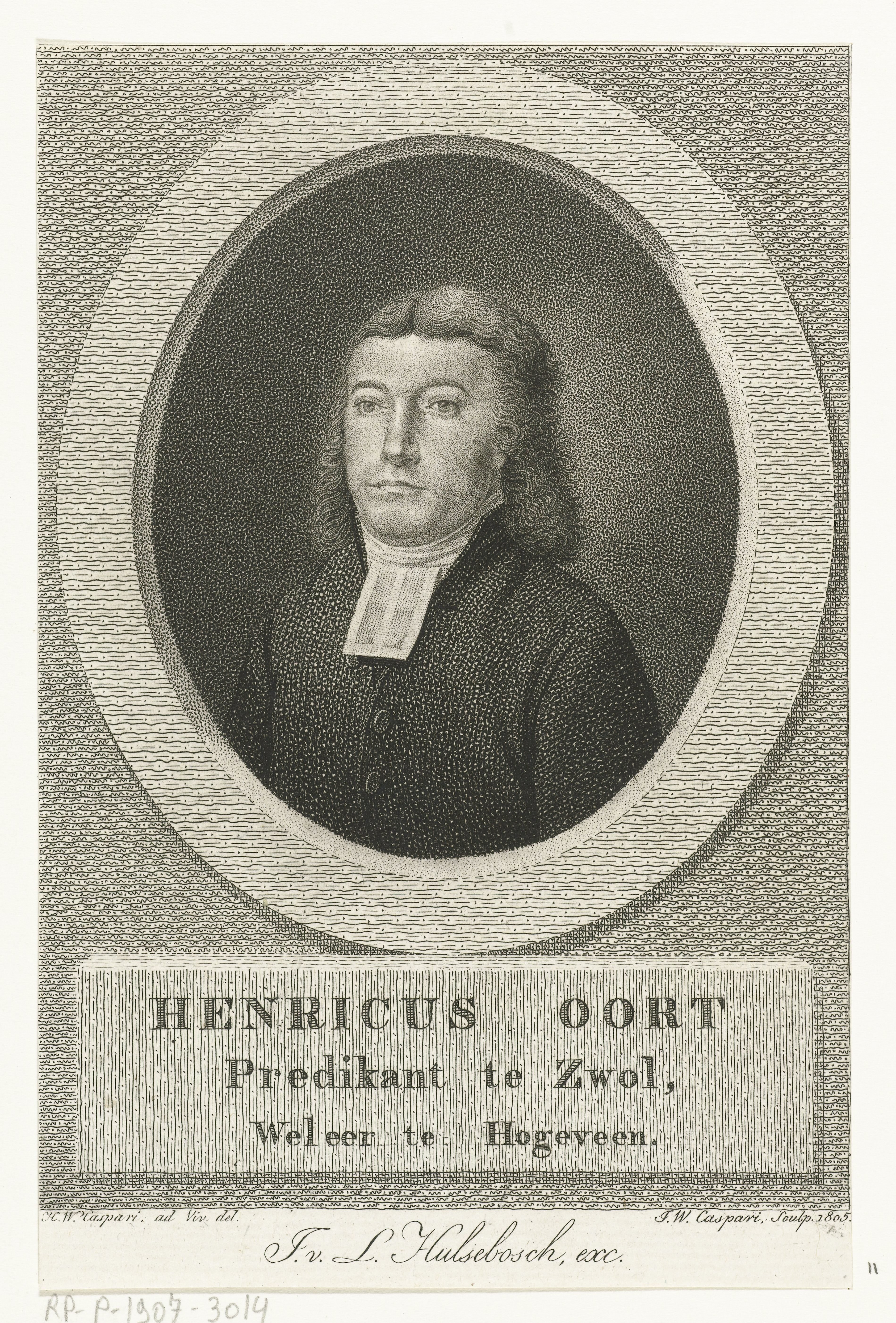 Portret van Henricus Oort
