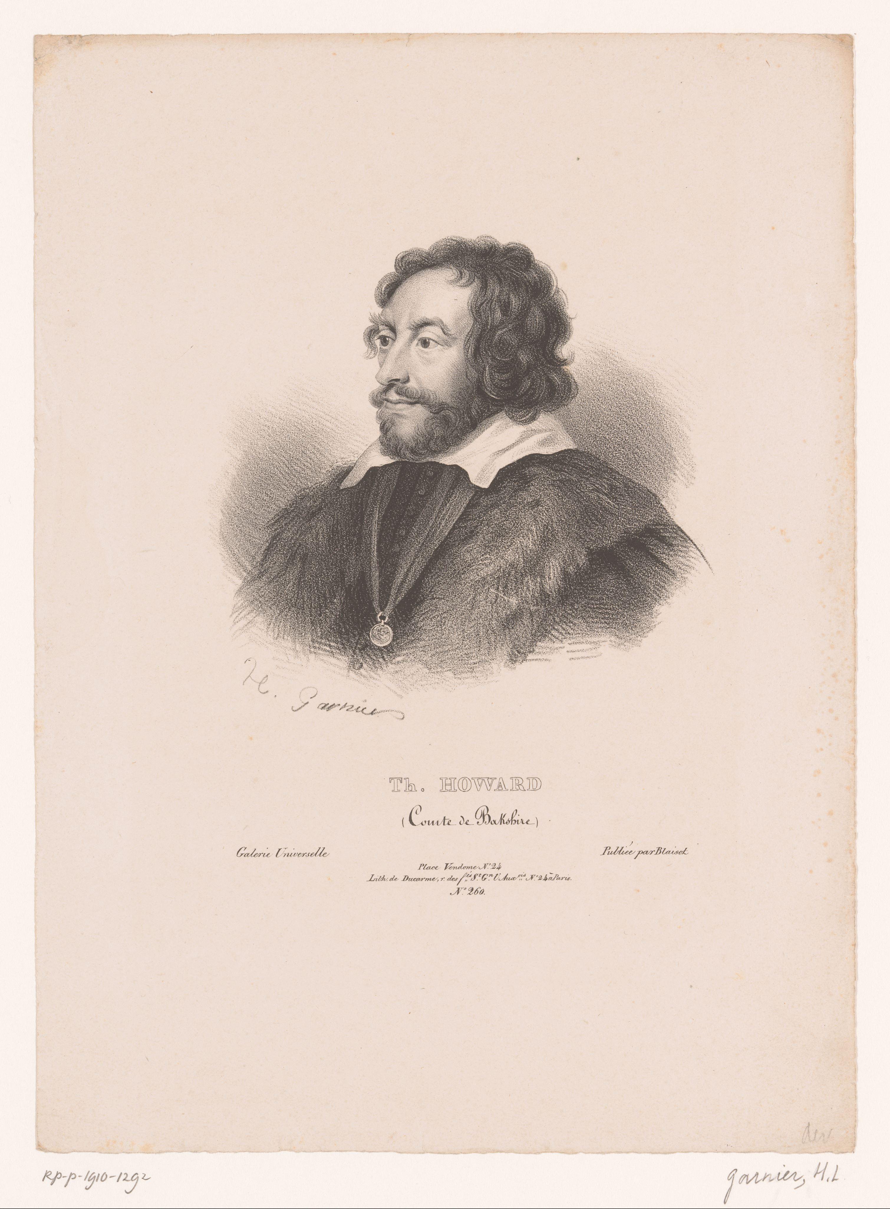 Portret van Thomas Howard