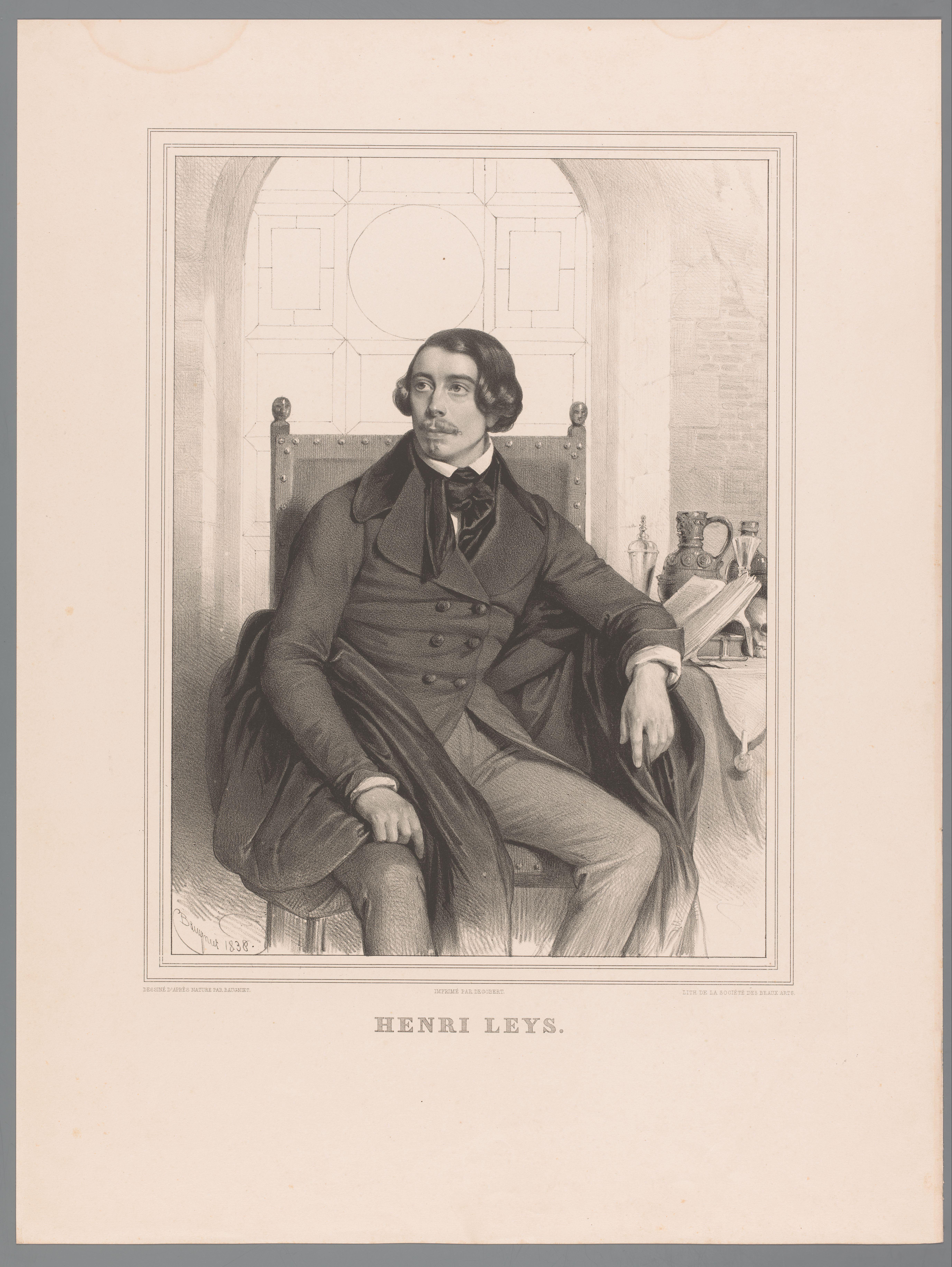 Portret van Henri Leys