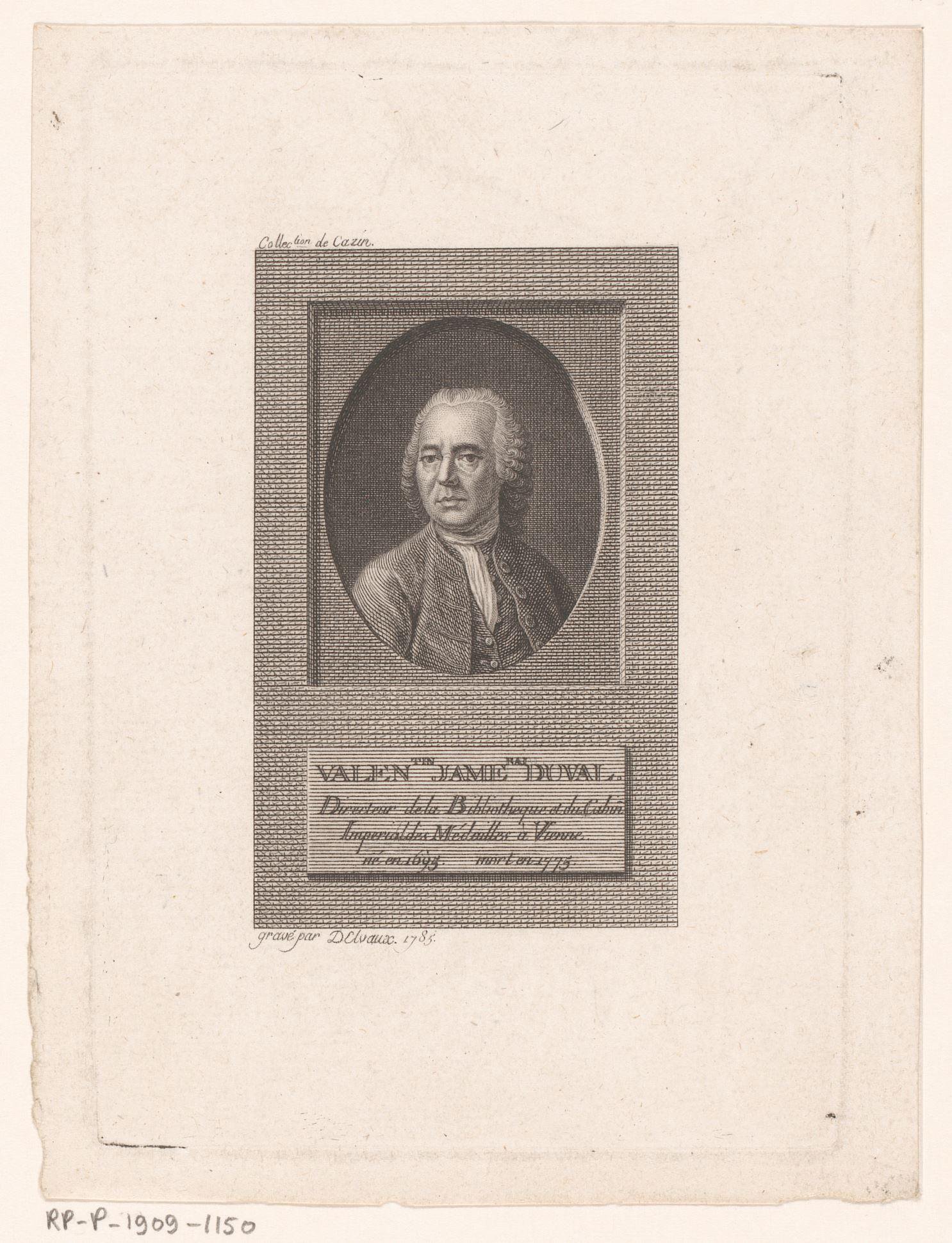 Portret van Valentin Jameray Duval
