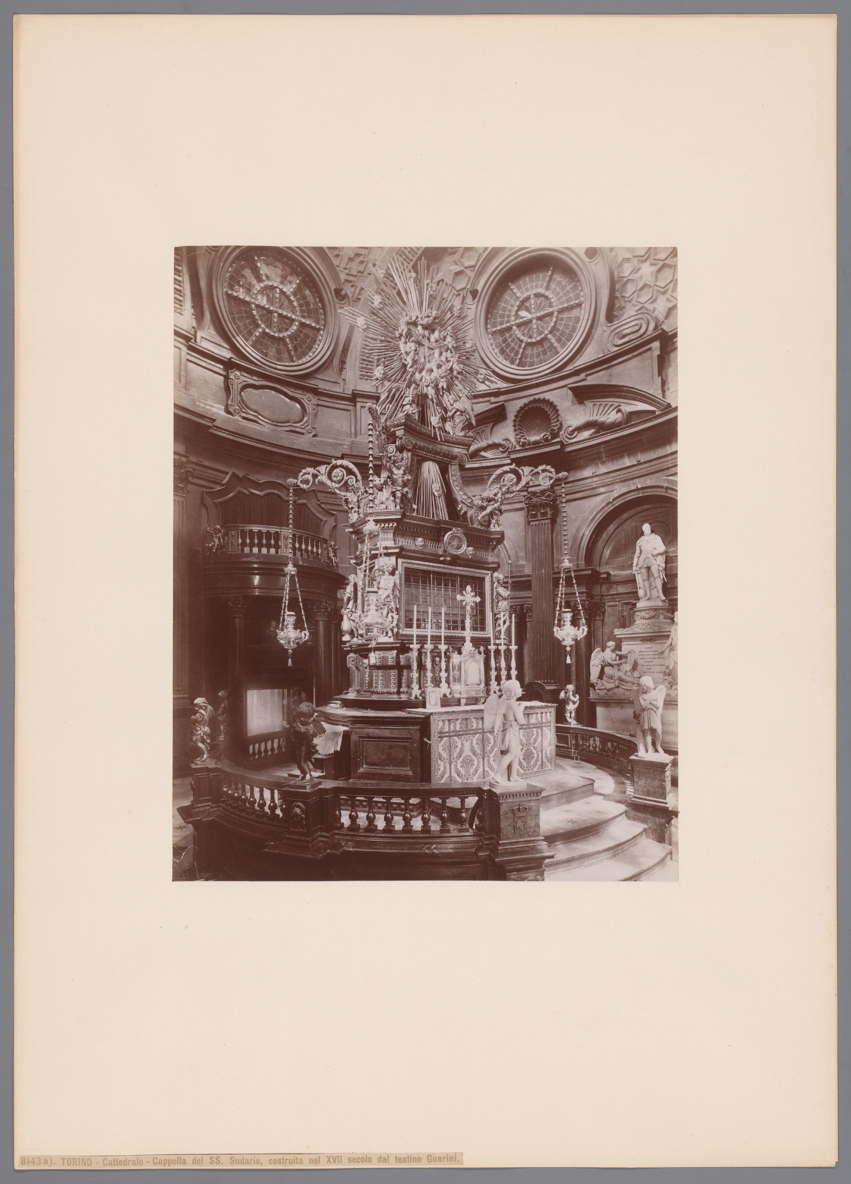 Kapel in de kathedraal van Turijn, Italië