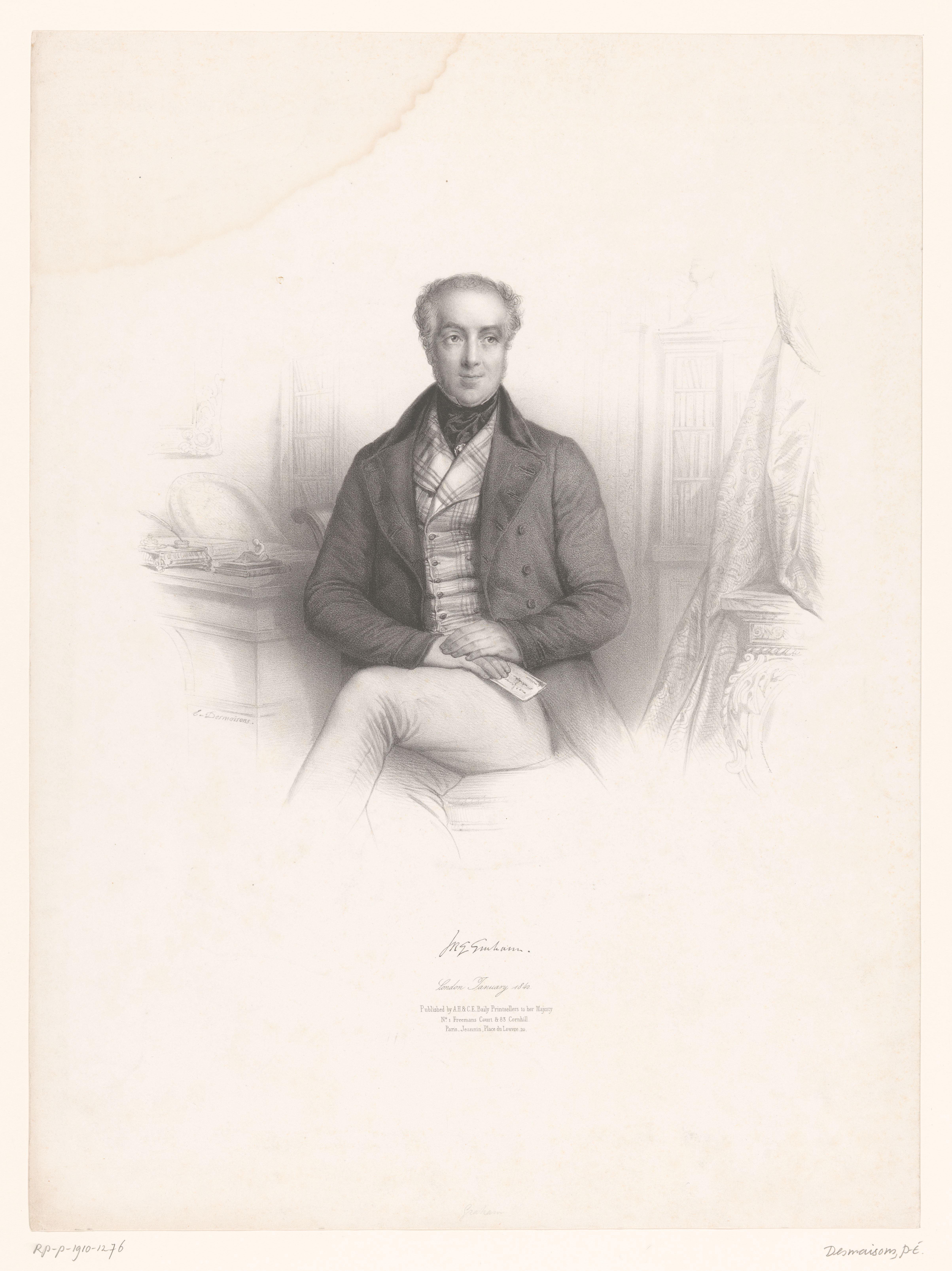 Portret van Sir James Graham