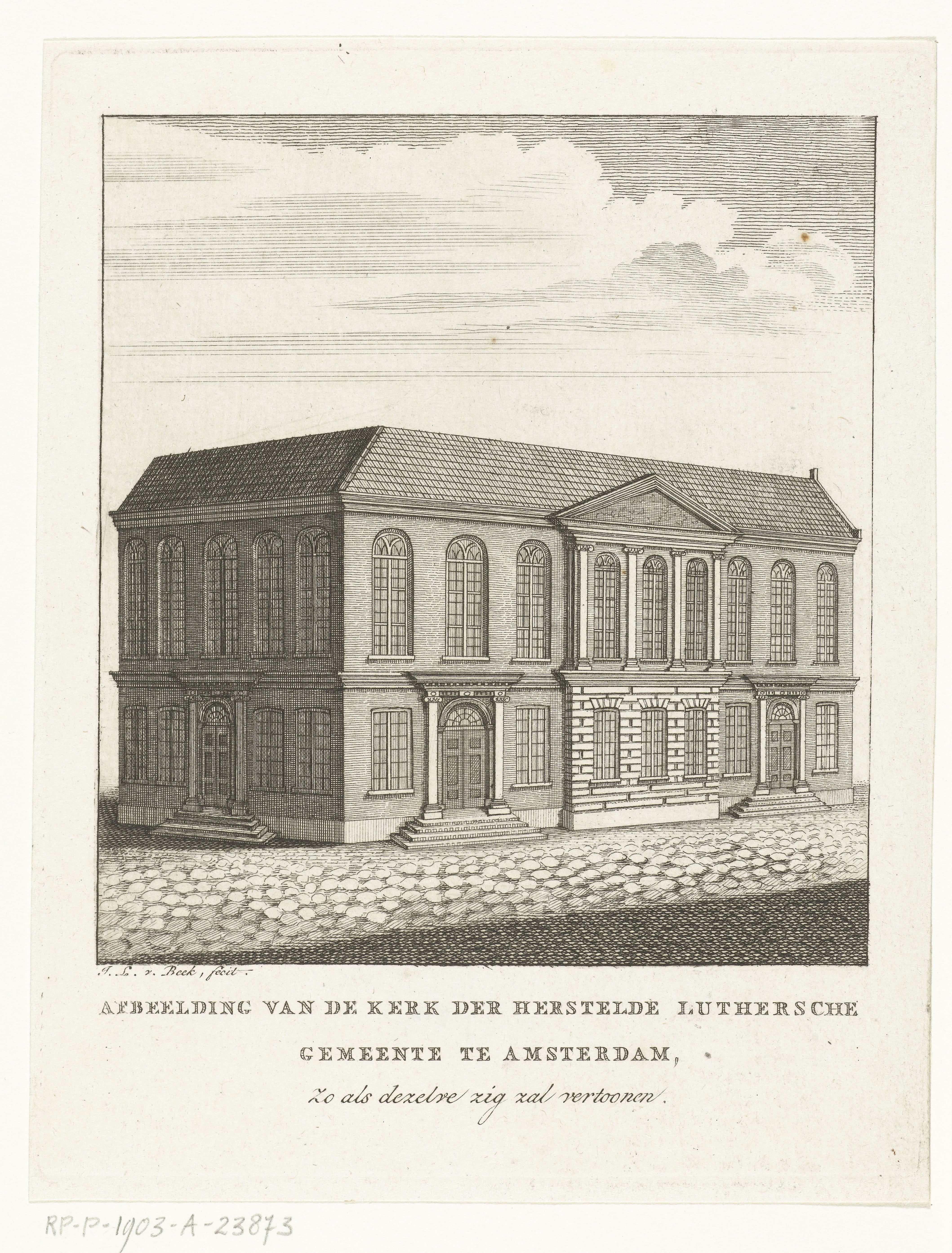 Nieuwe Lutherse kerk te Amsterdam