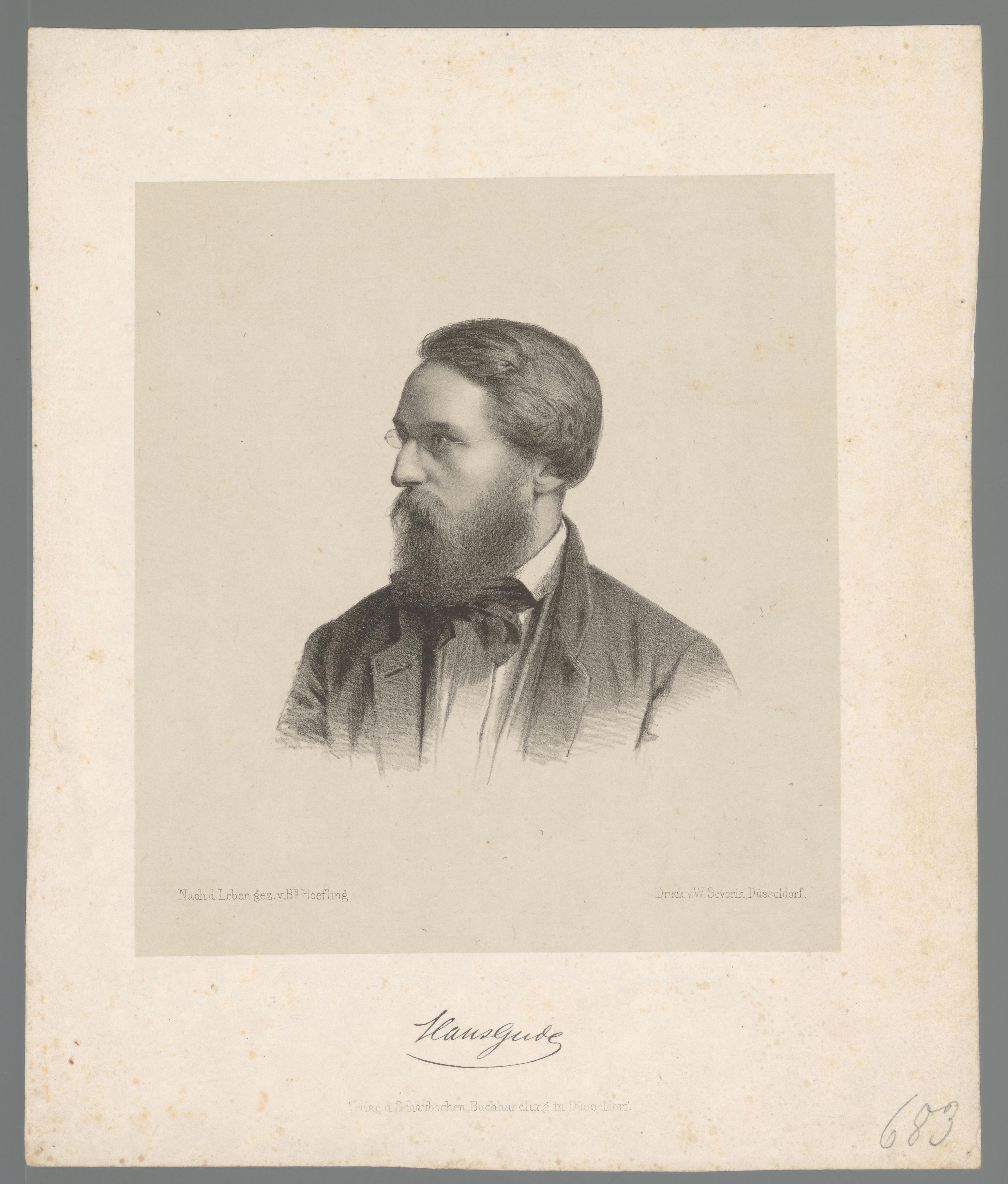Portret van Hans Gude