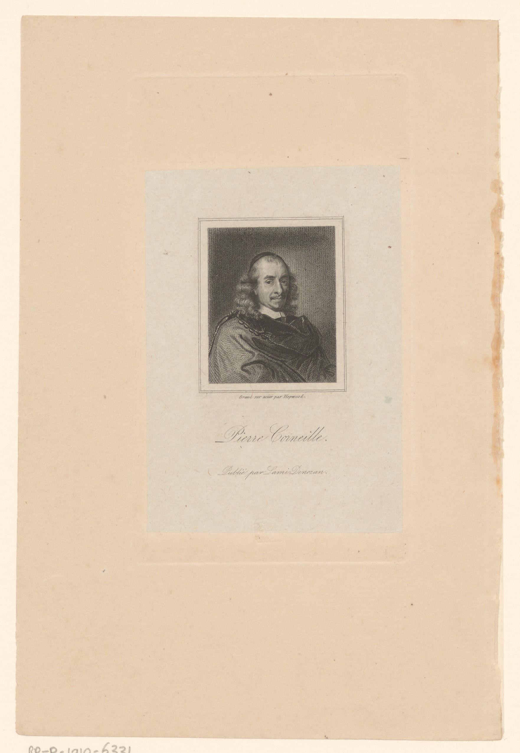 Portret van Pierre Corneille