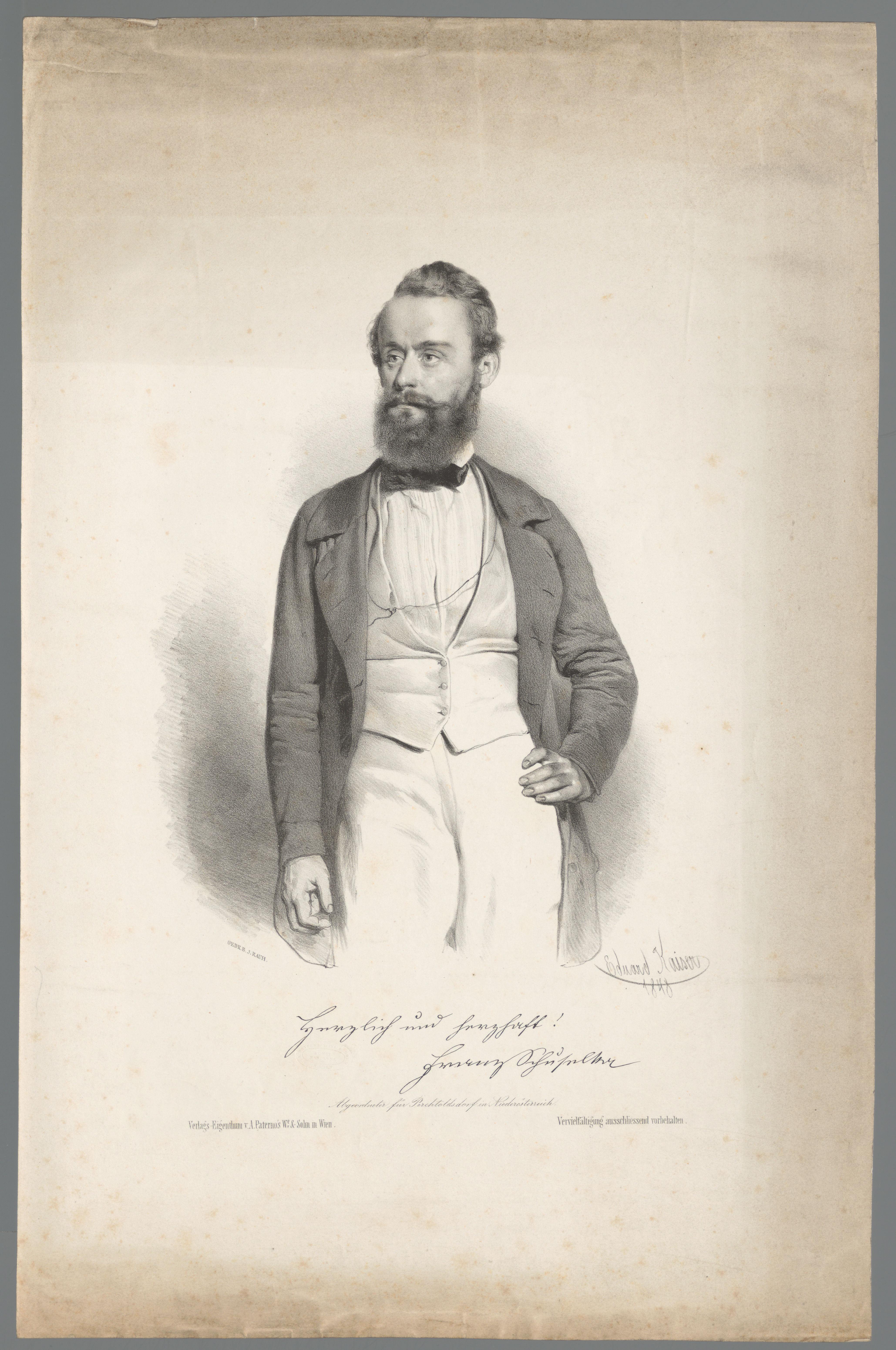 Portret van een onbekende man, mogelijk Henry Schuselster