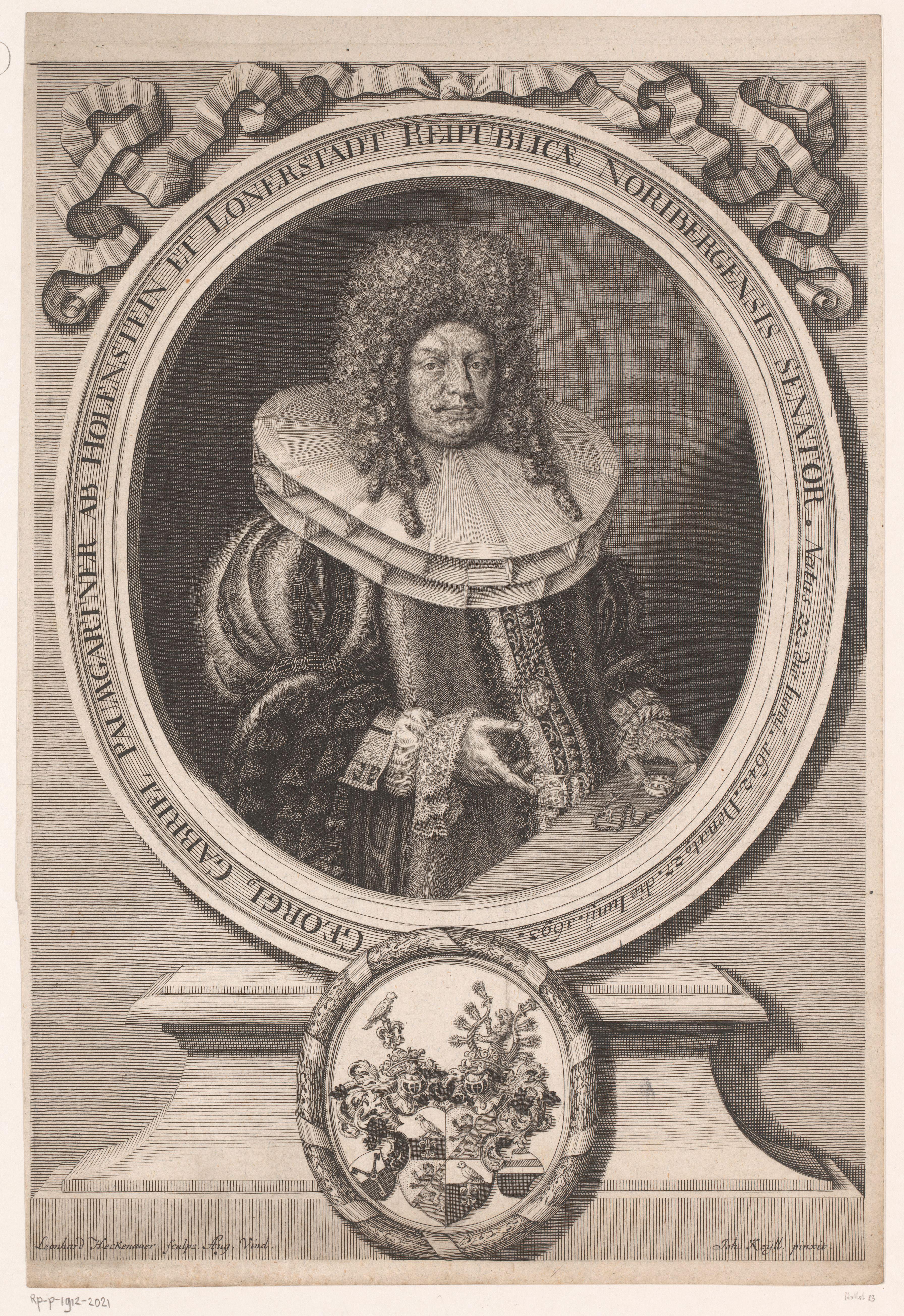 Portret van Georg Gabriel Paumgartner