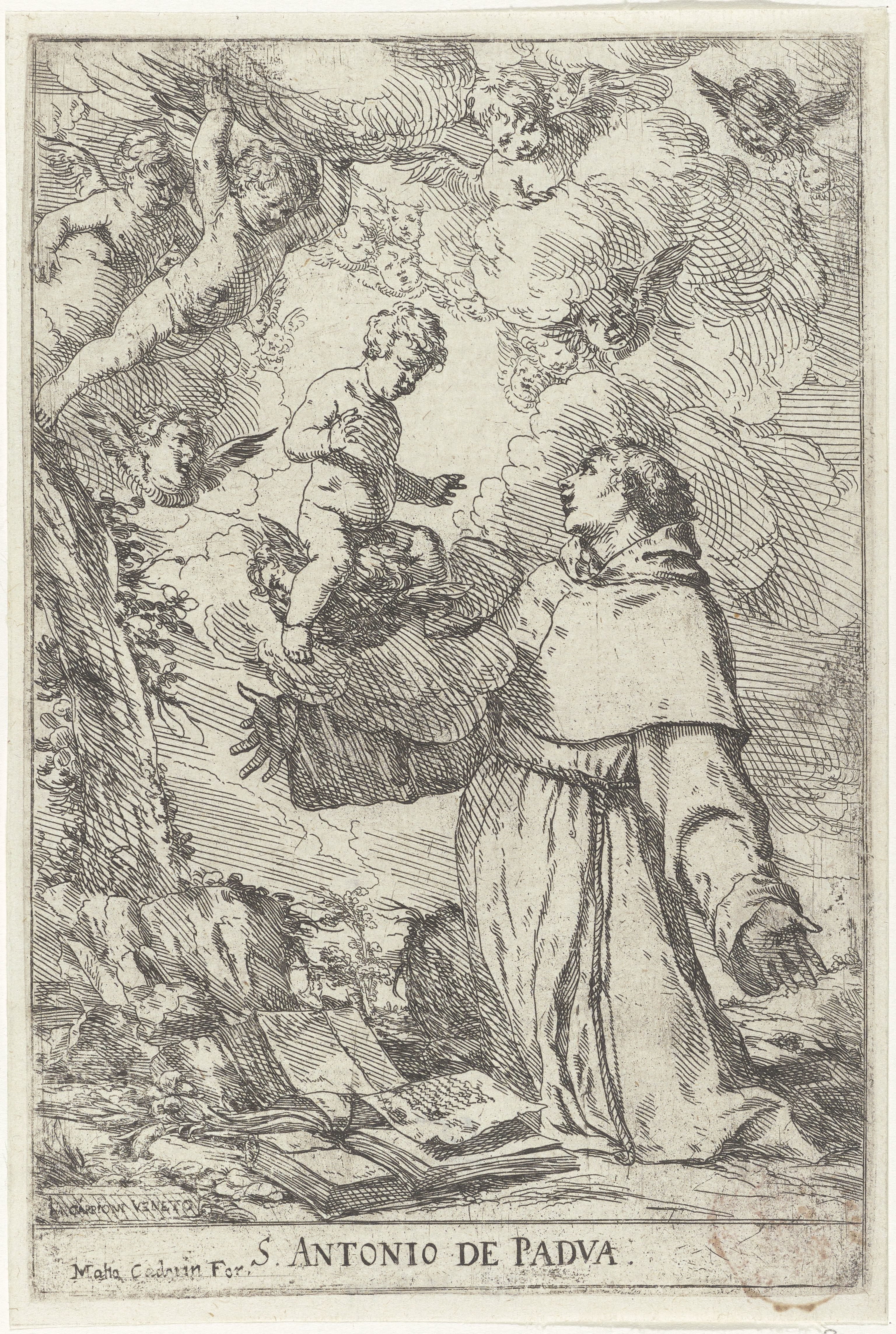 Visioen van de heilige Antonius van Padua