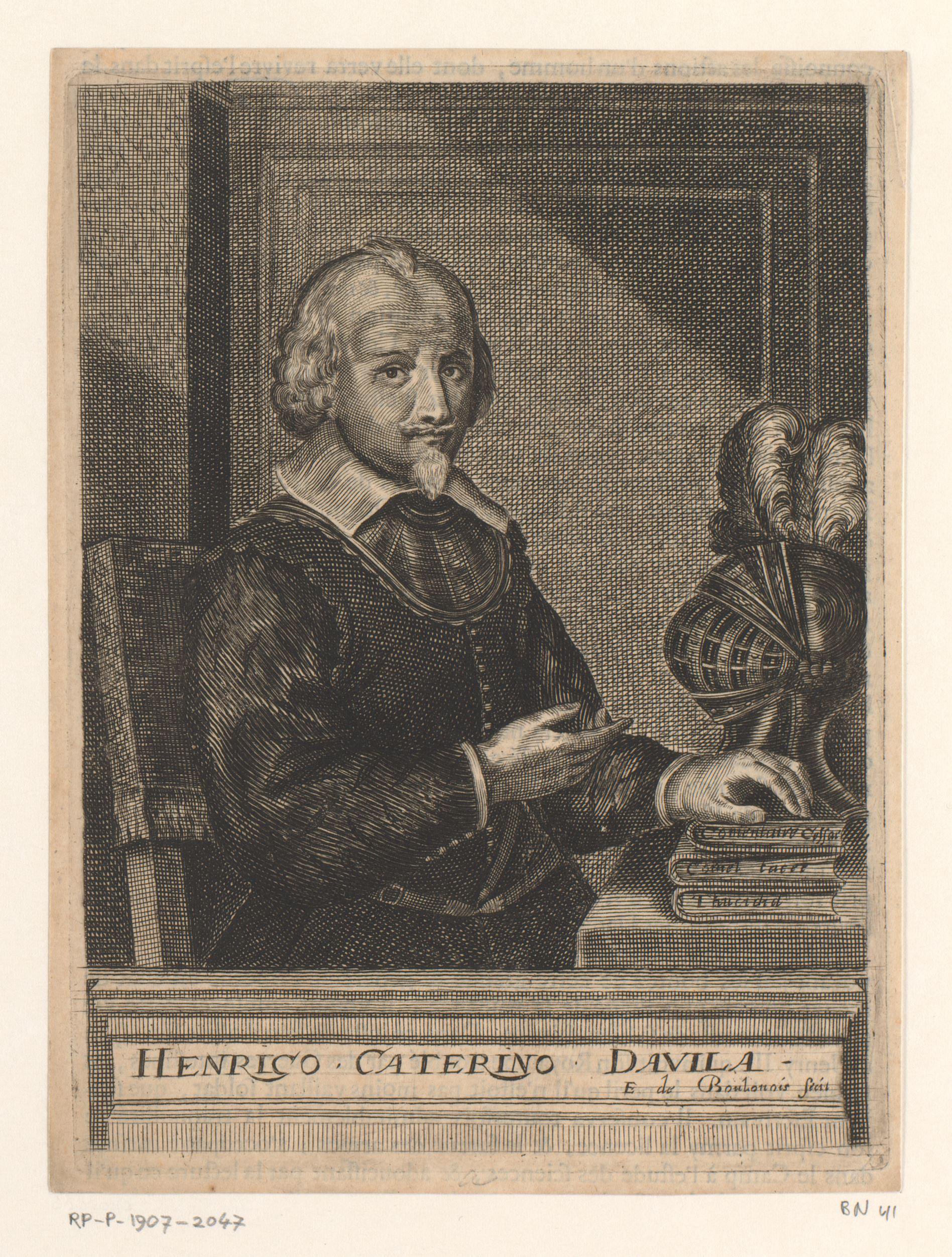 Portret van Arrigo Caterino Davila