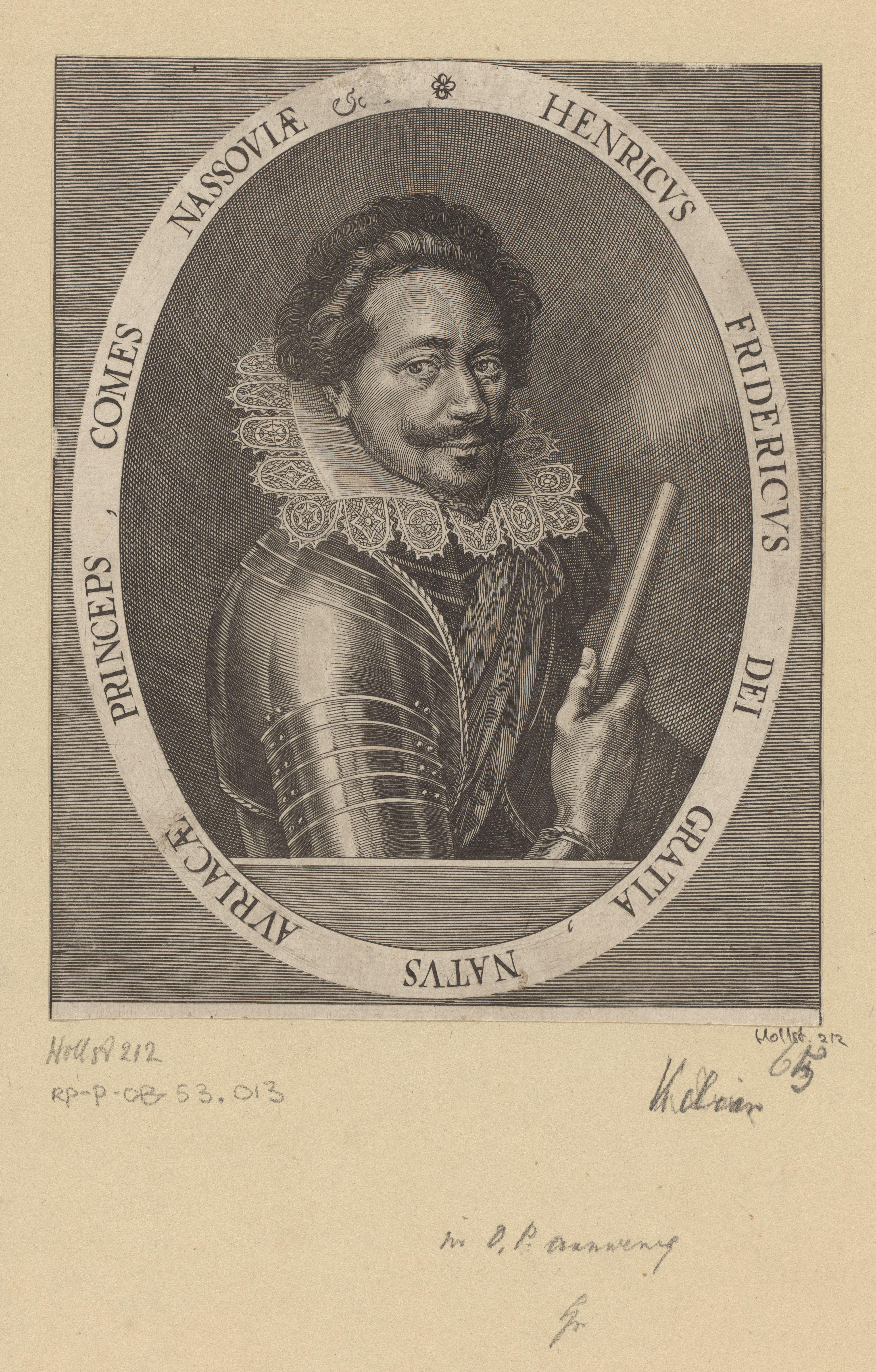 Portret van Frederik Hendrik, prins van Oranje