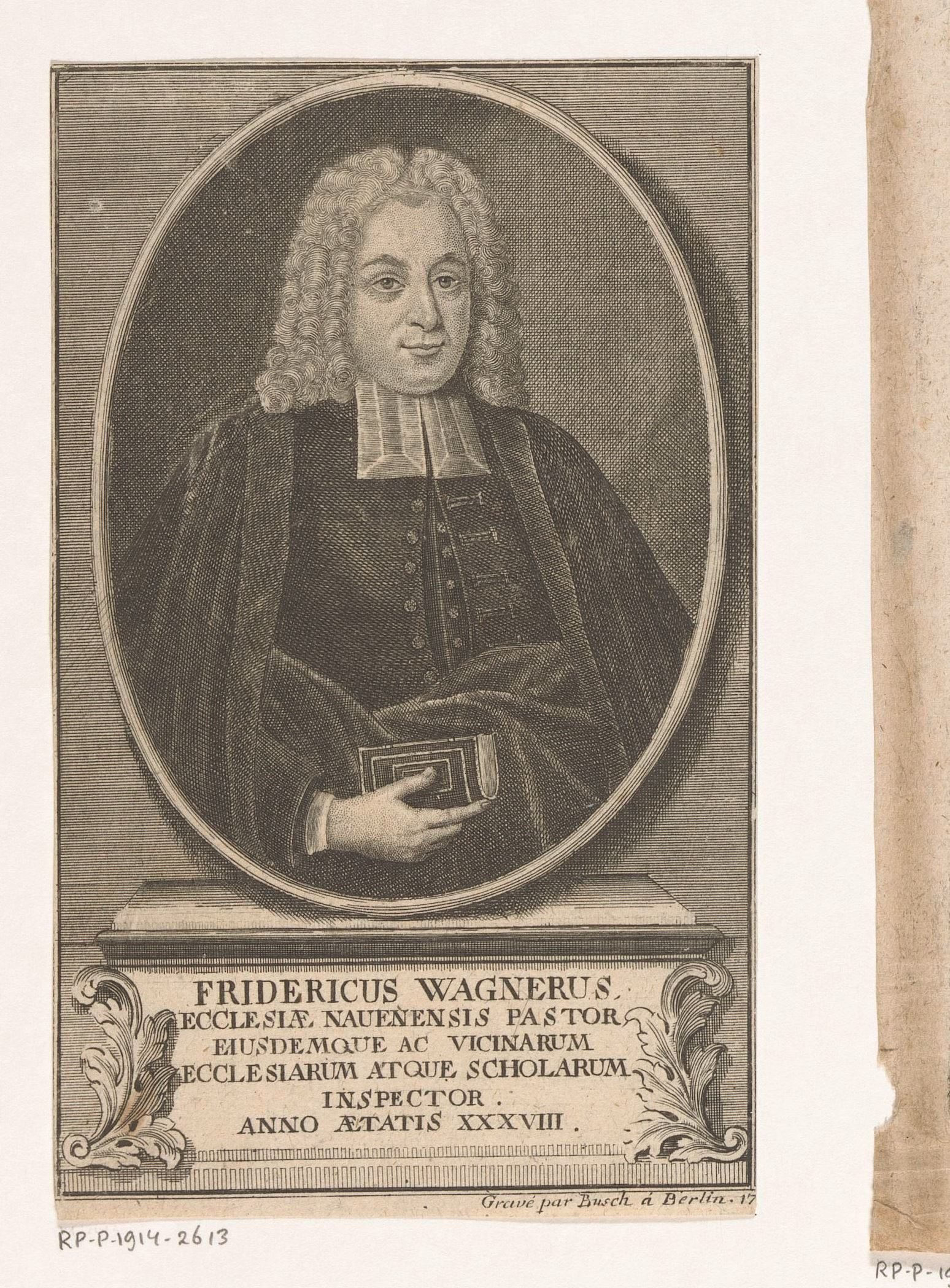 Portret van Friedrich Wagner