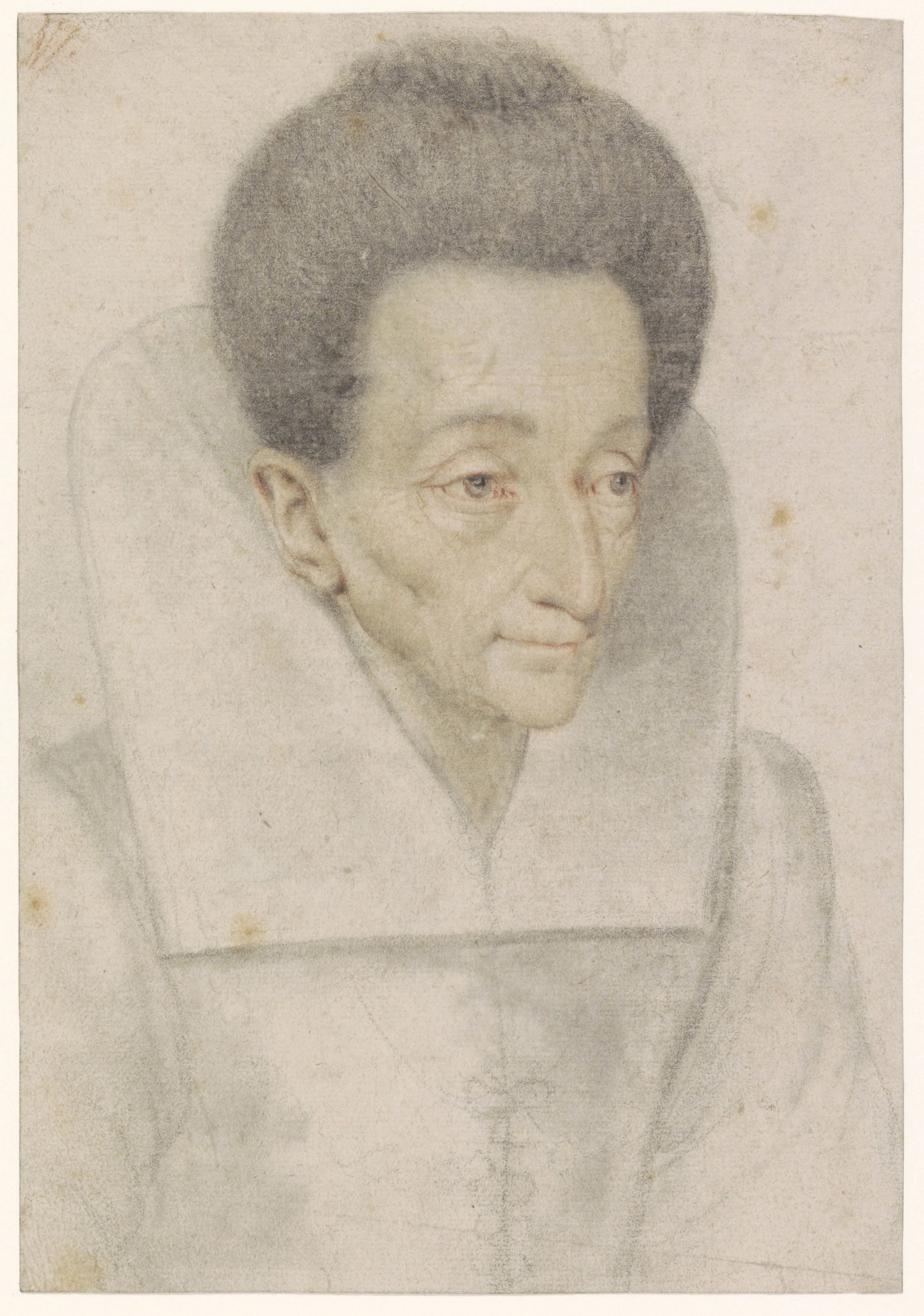Portret van een oude vrouw