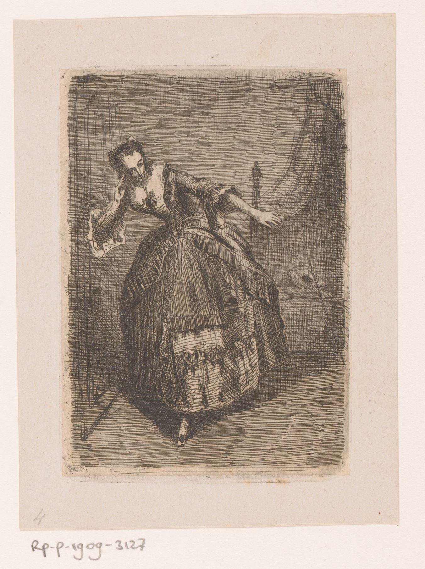 Luisterende jonge vrouw