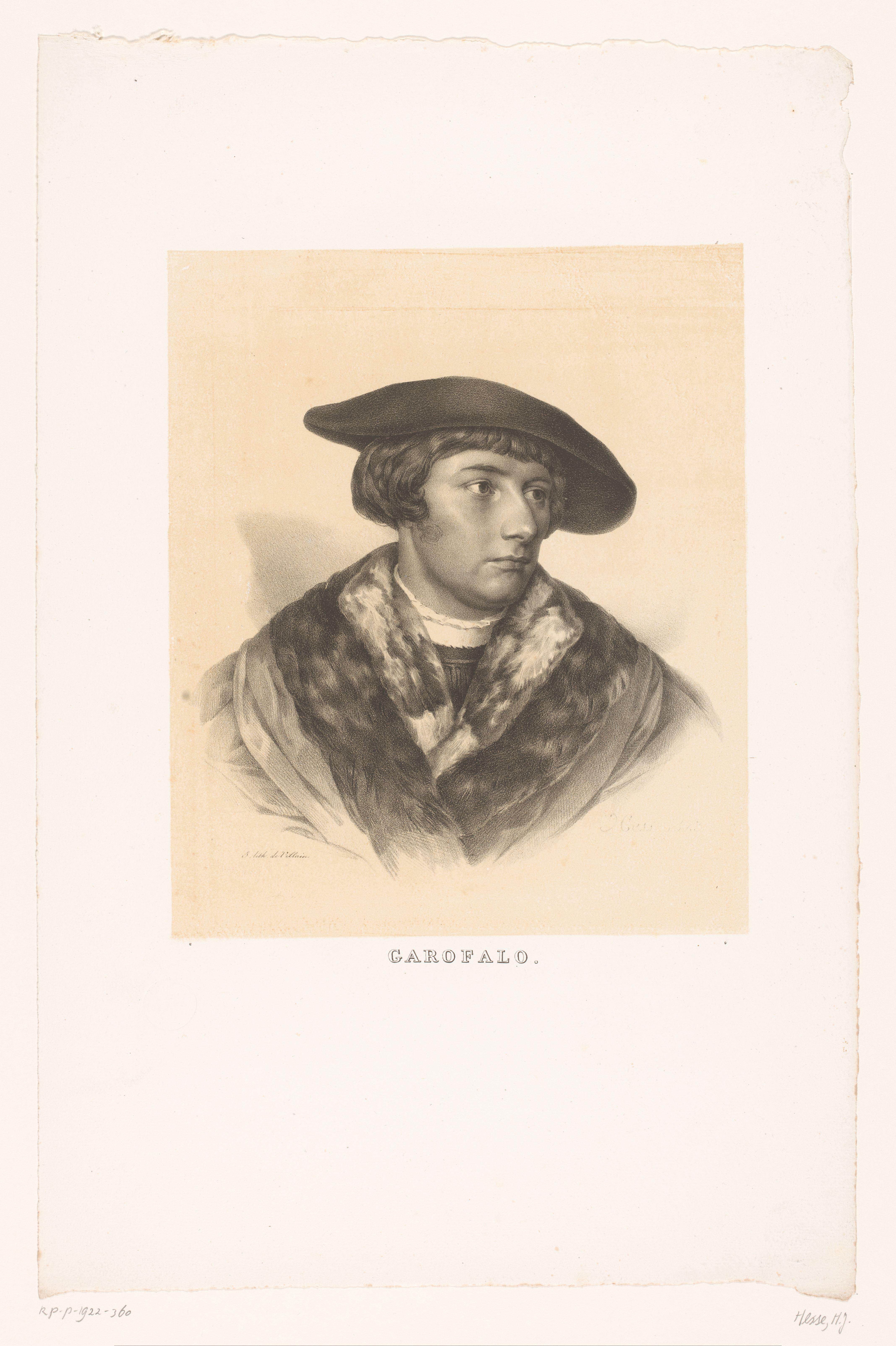 Portret van Benvenuto Tisi da Garofalo