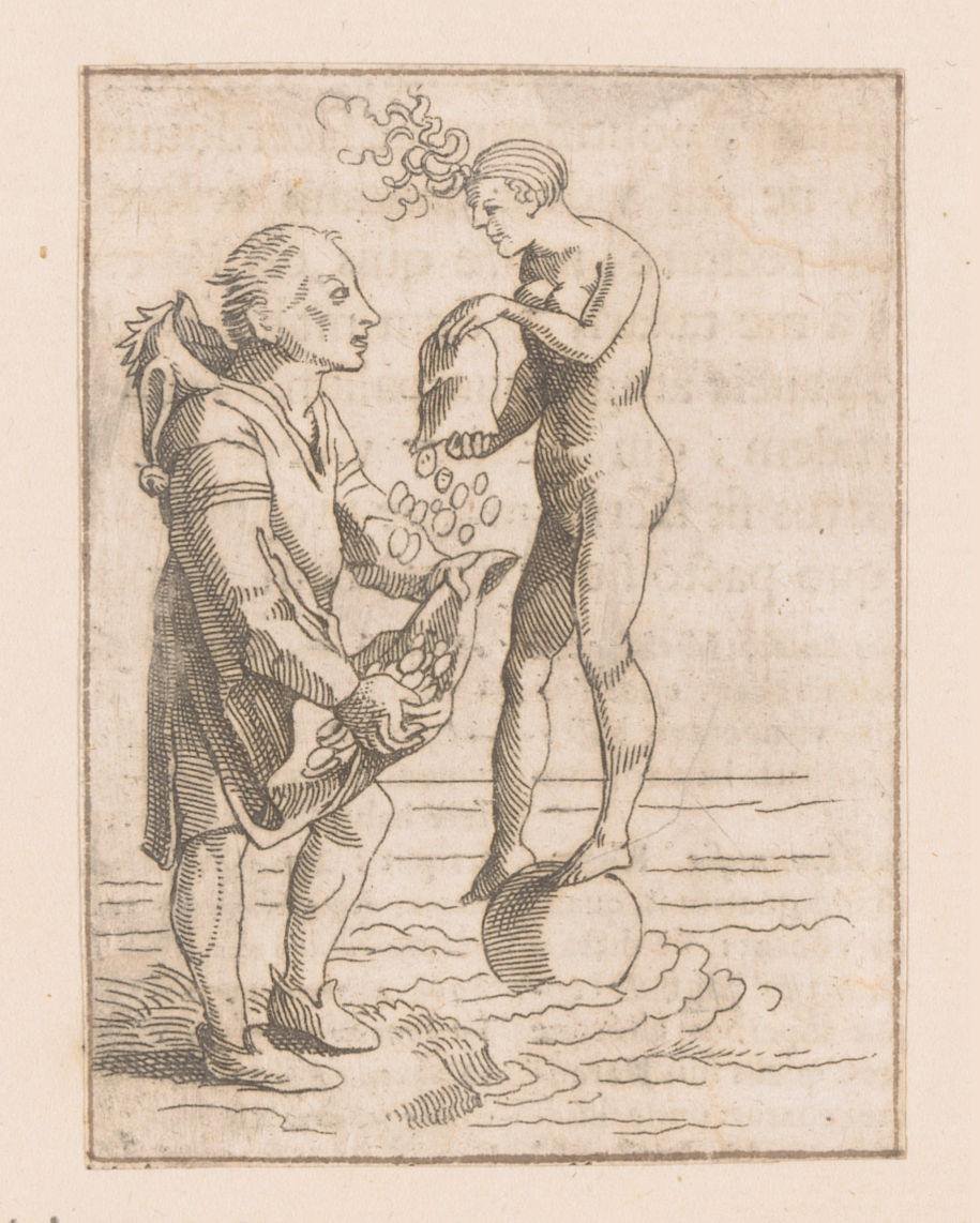 Fortuna schenkt een nar rijkdommen