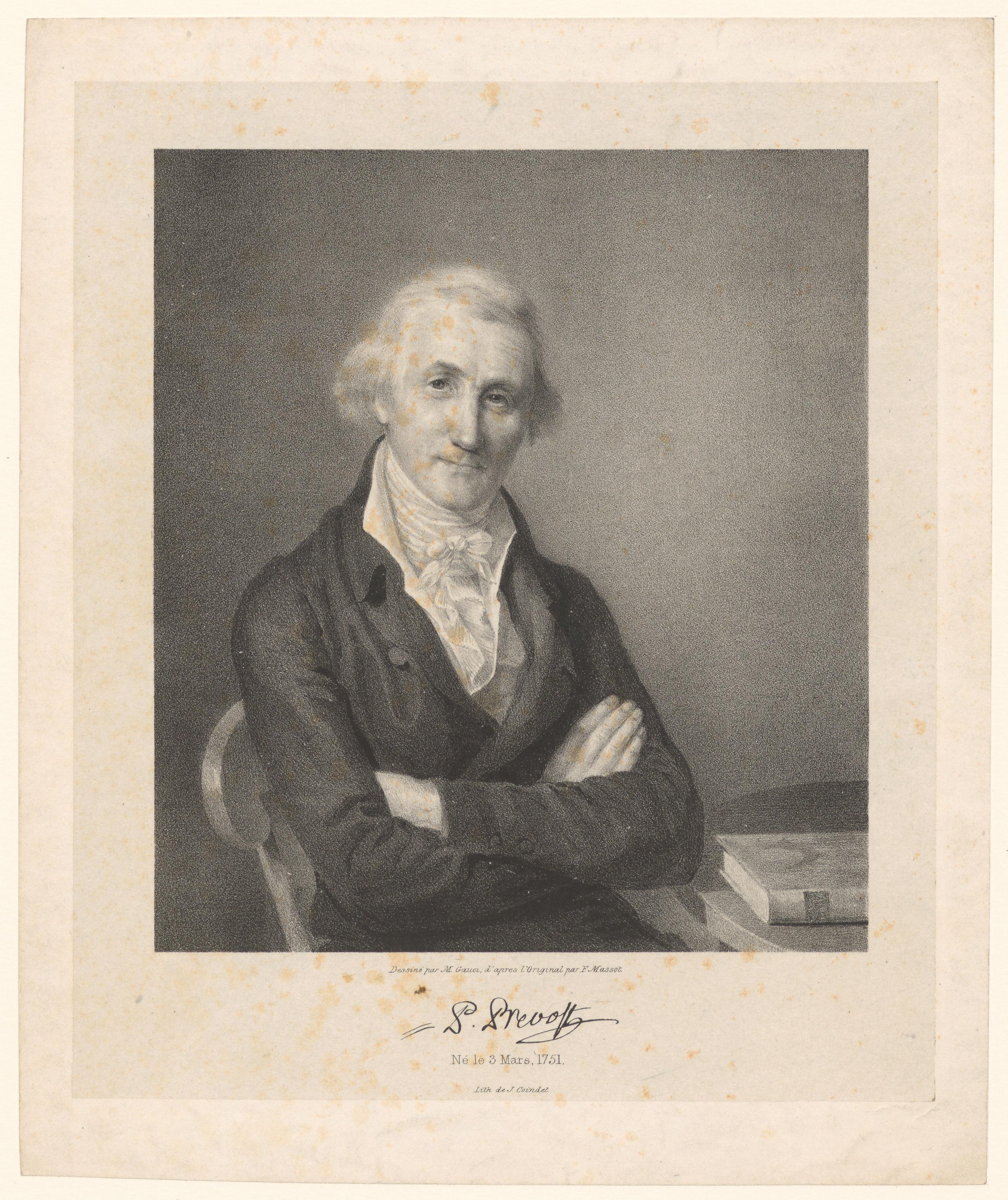 Portret van Pierre Prévost
