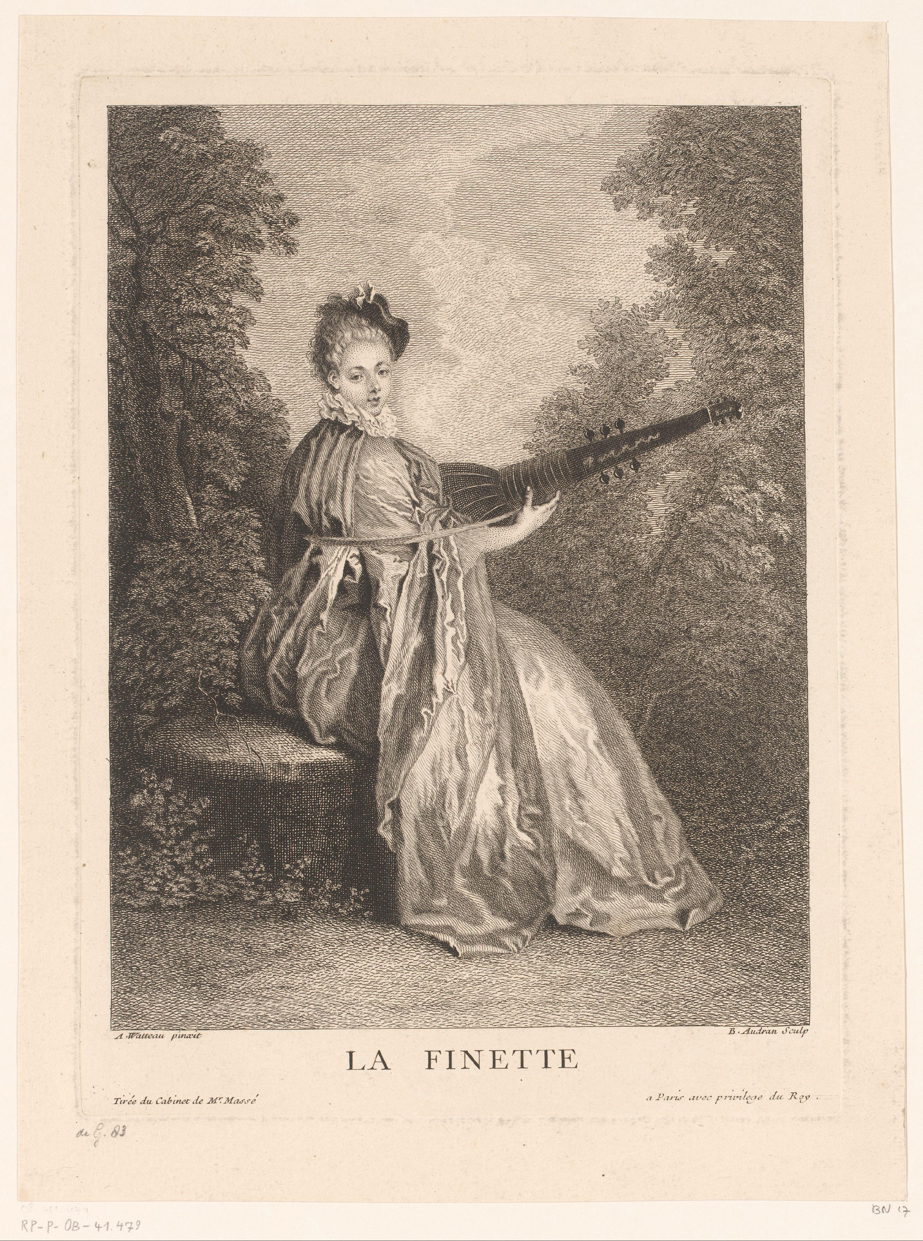 Portrait of a Theorbo Player