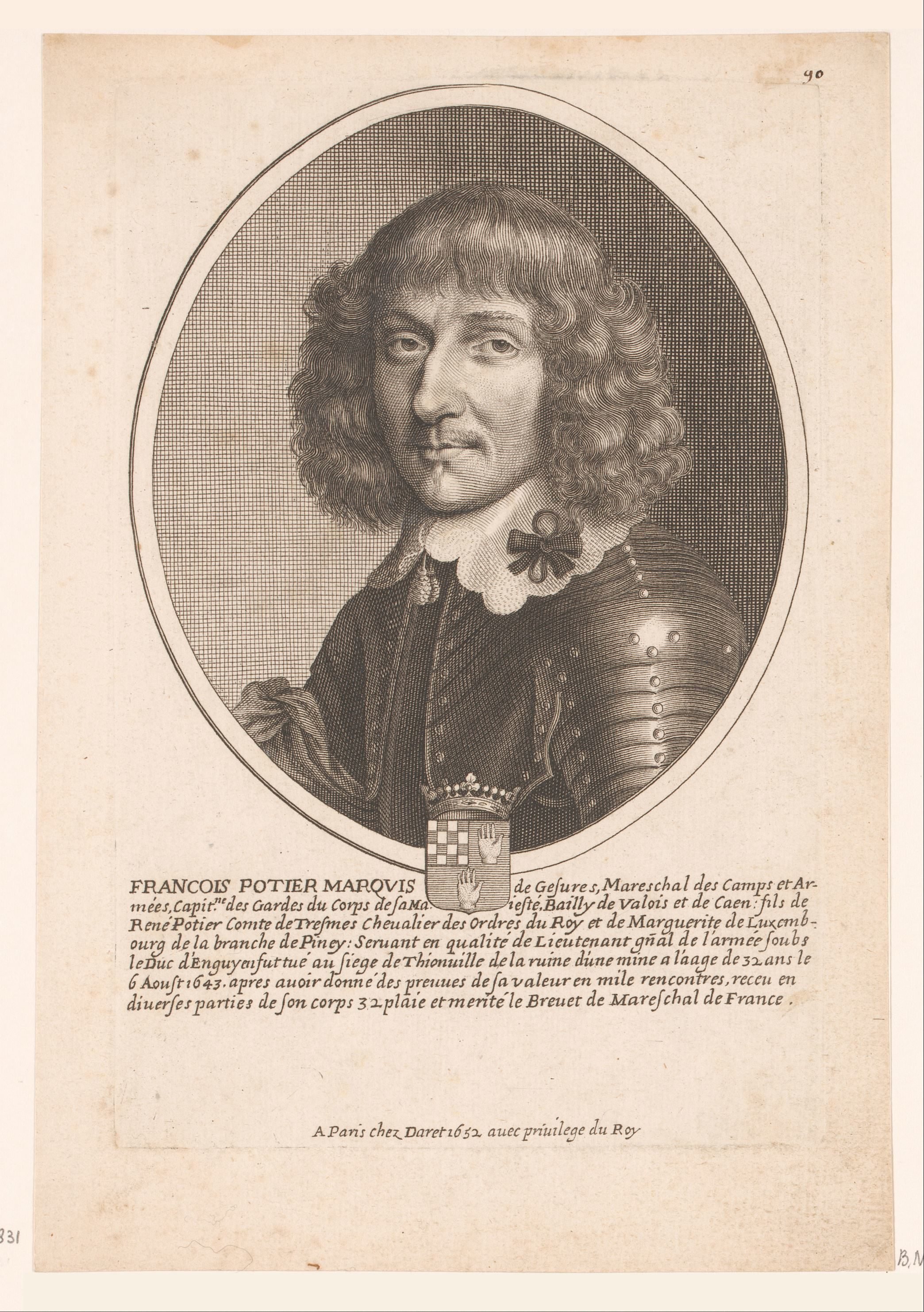 Portret van François Potier