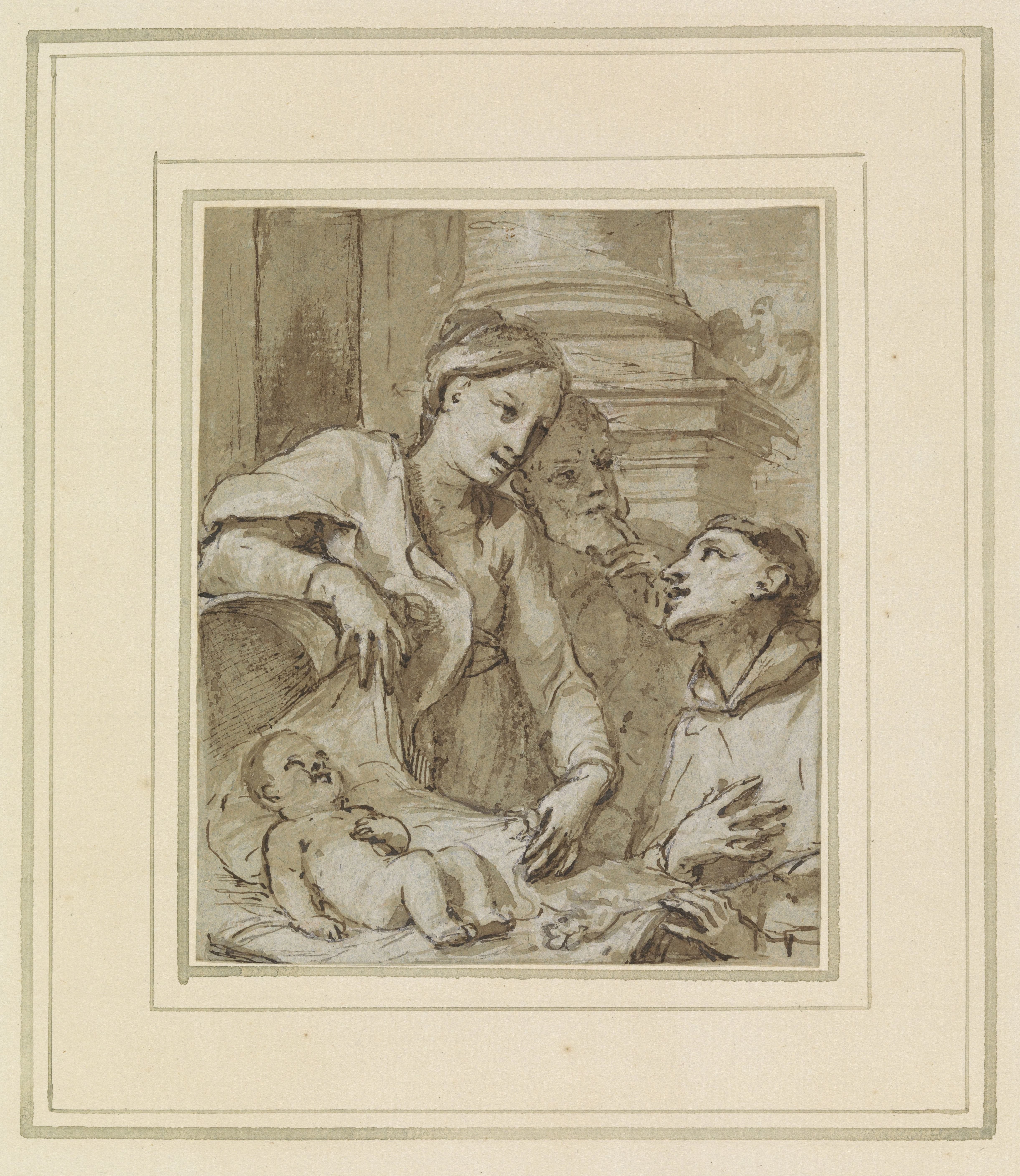 Heilige Familie met de heilige Antonius van Padua