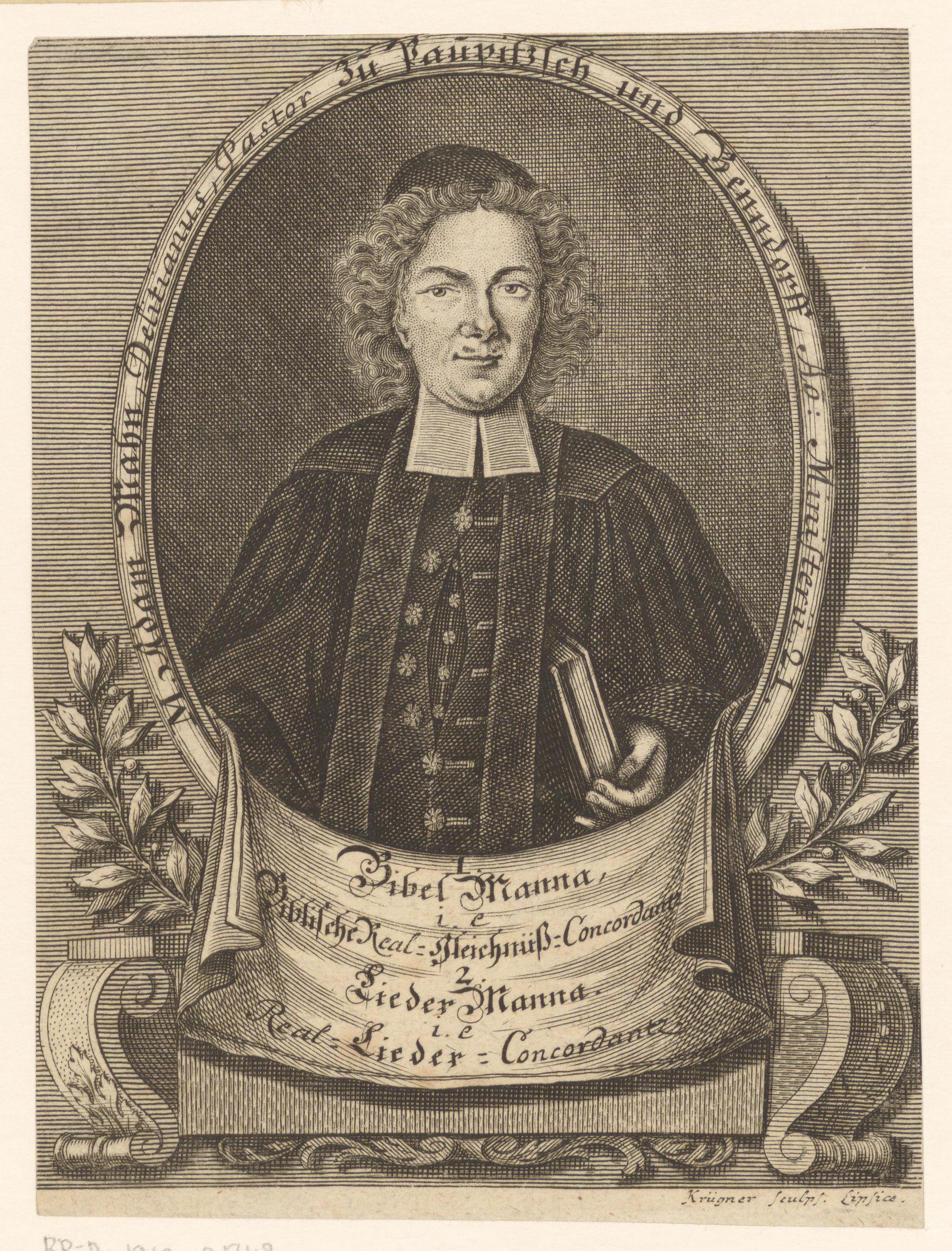 Portret van Adam Mahn