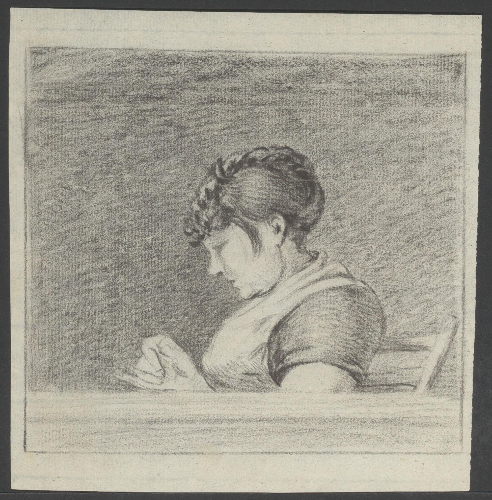 Brieflezende vrouw