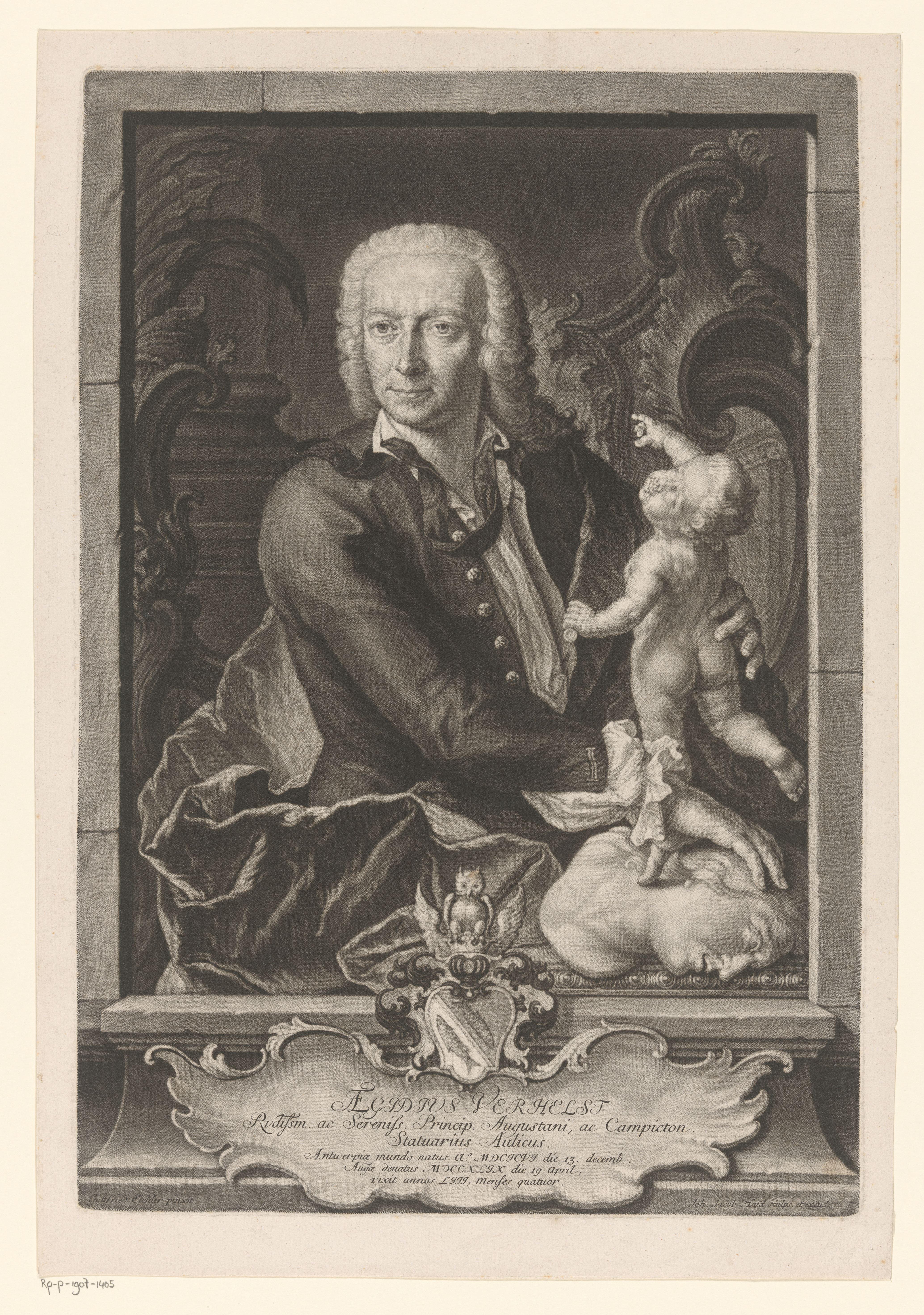 Portret van Aegidius Verhelst