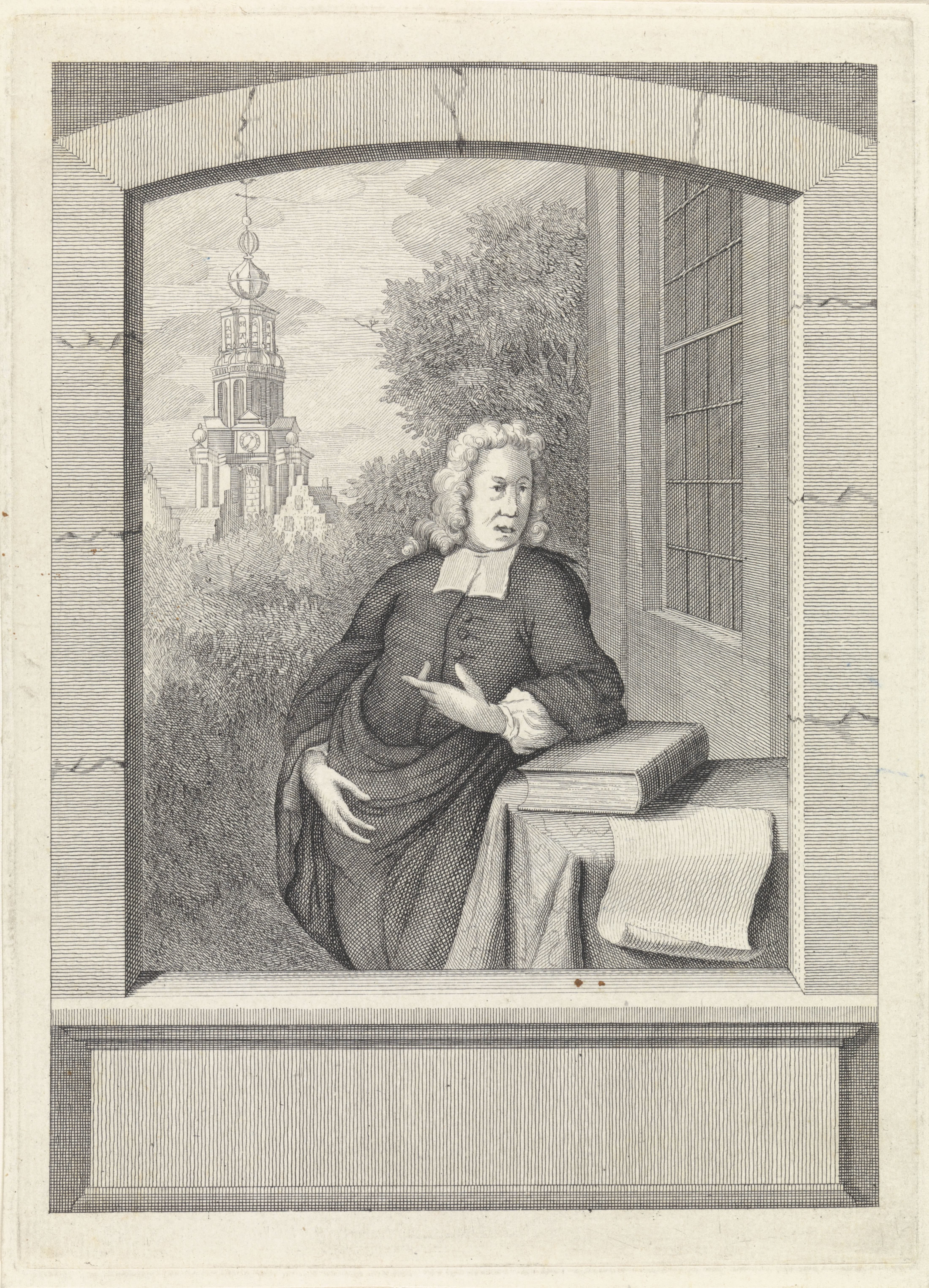 Portret van predikant Jacobus Covijn