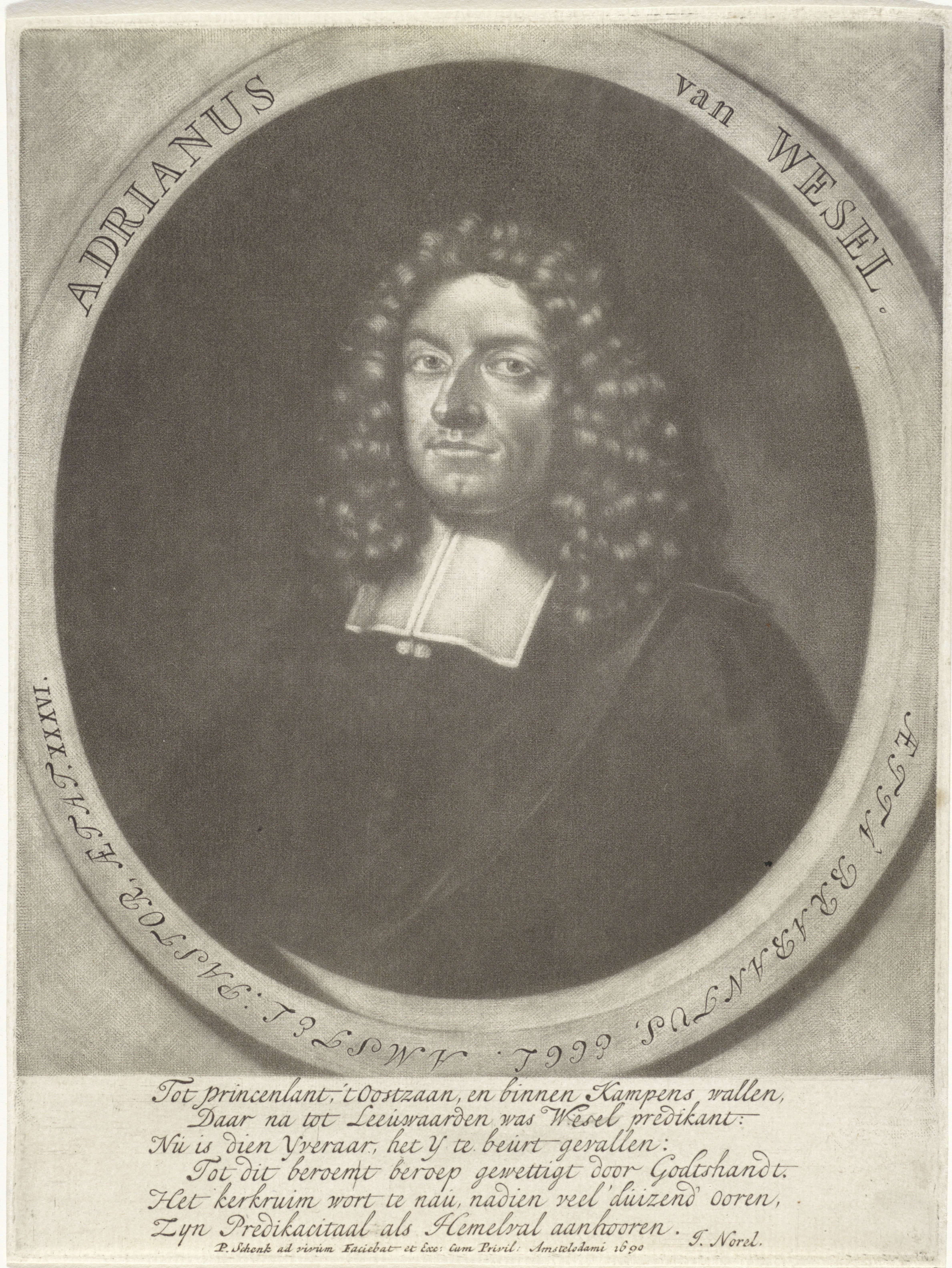 Portret van Adriaan Wesel