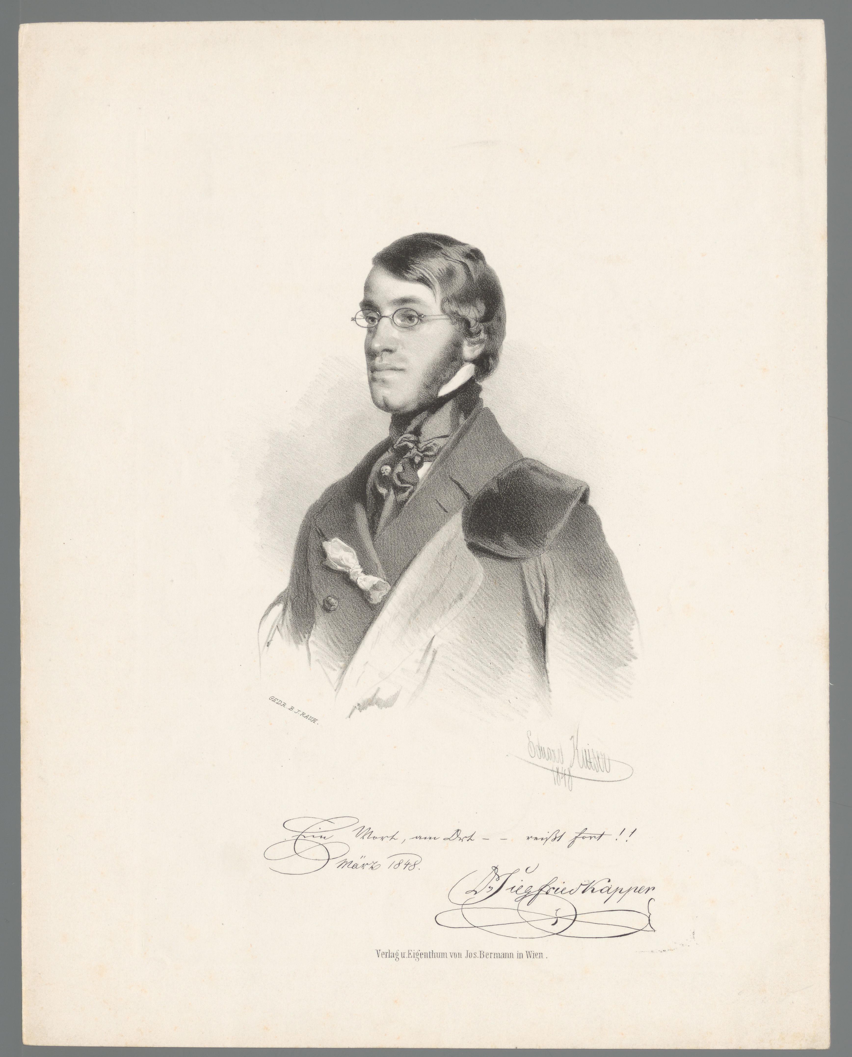 Portret van Siegfried Kapper