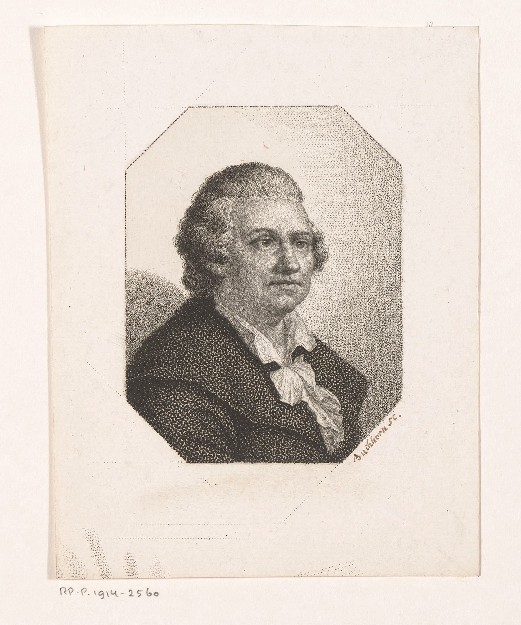 Portret van Johann Carl August Musäus