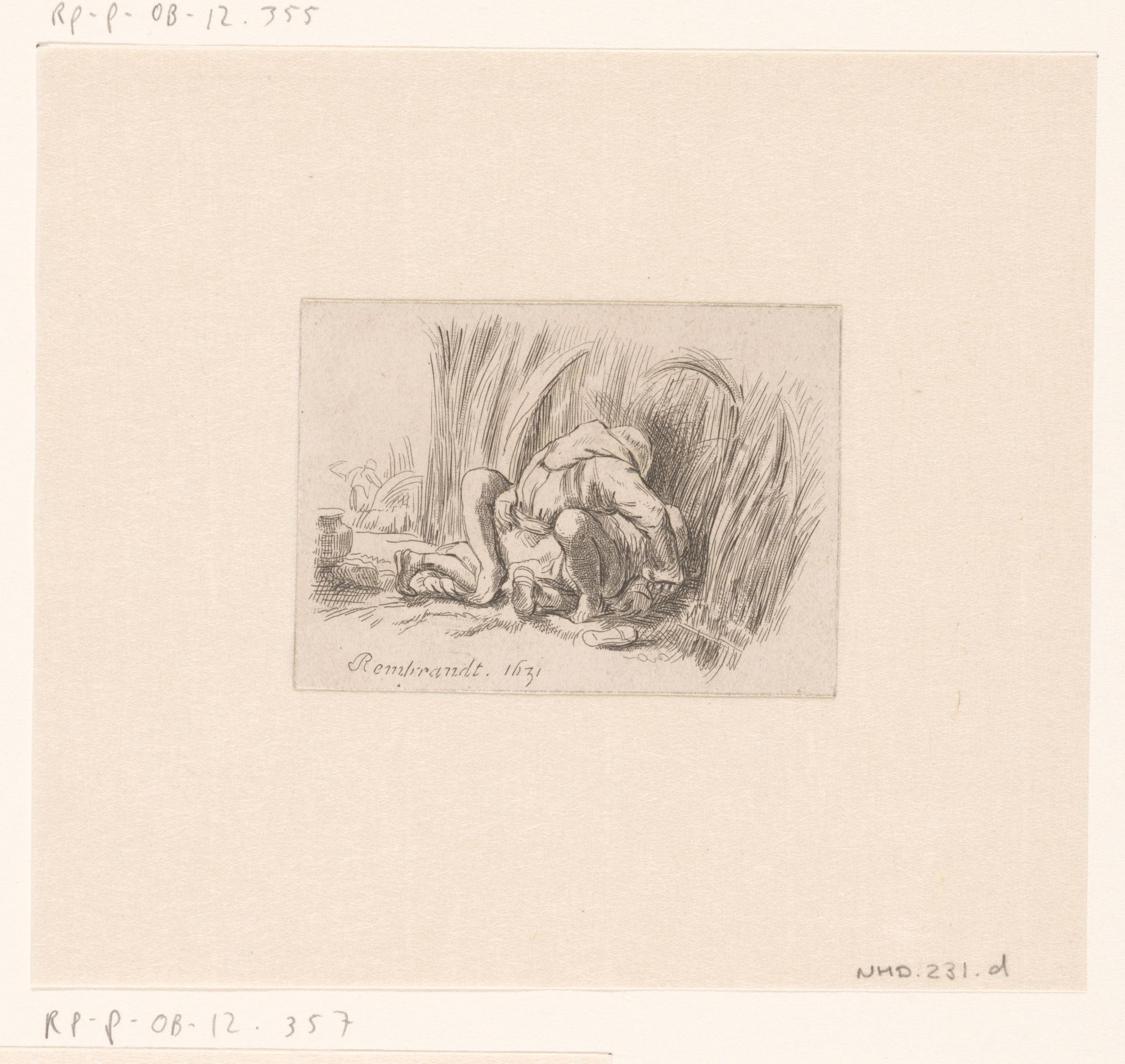 The monk in the cornfield