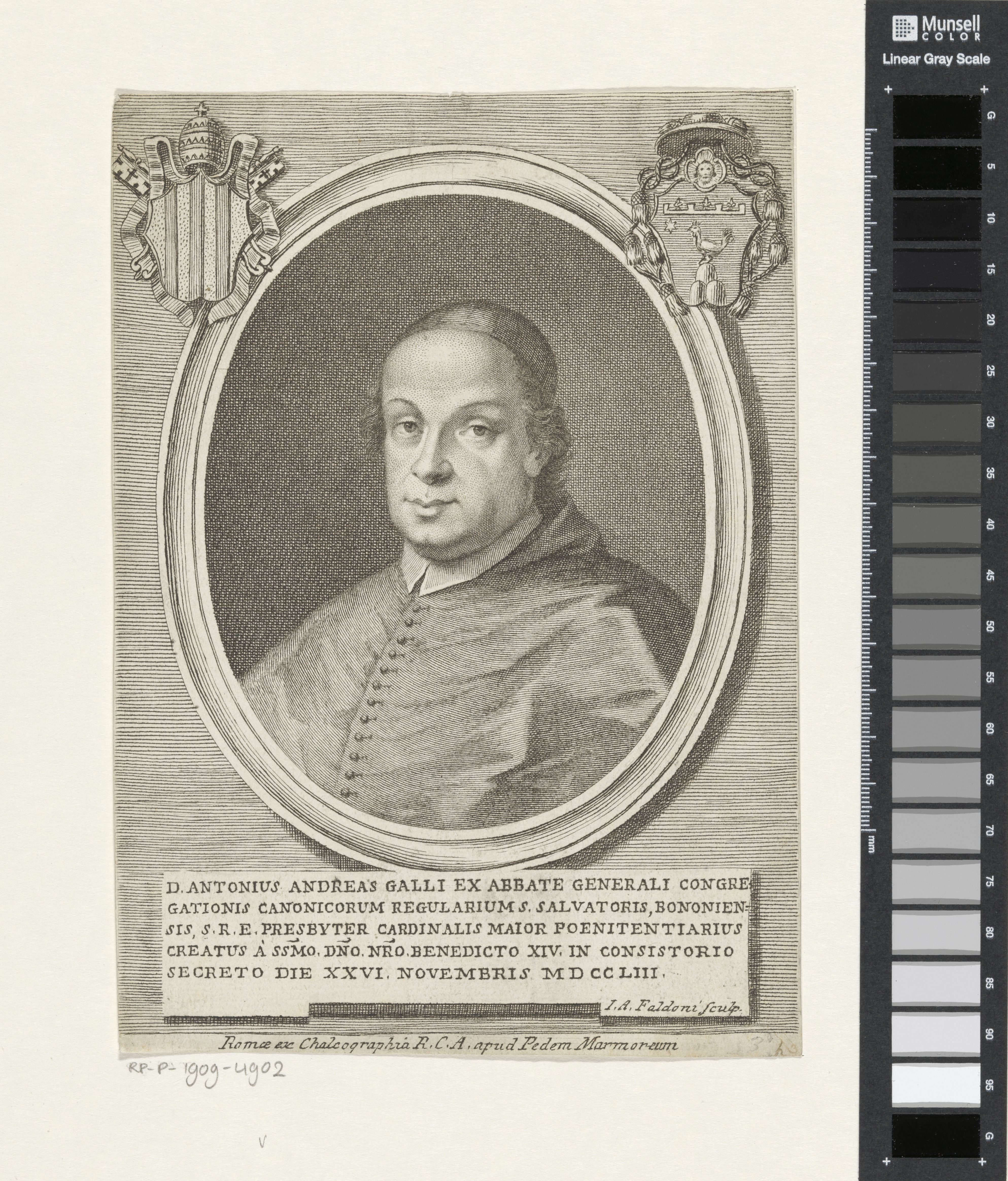 Portret van kardinaal Antonio Andrea Galli