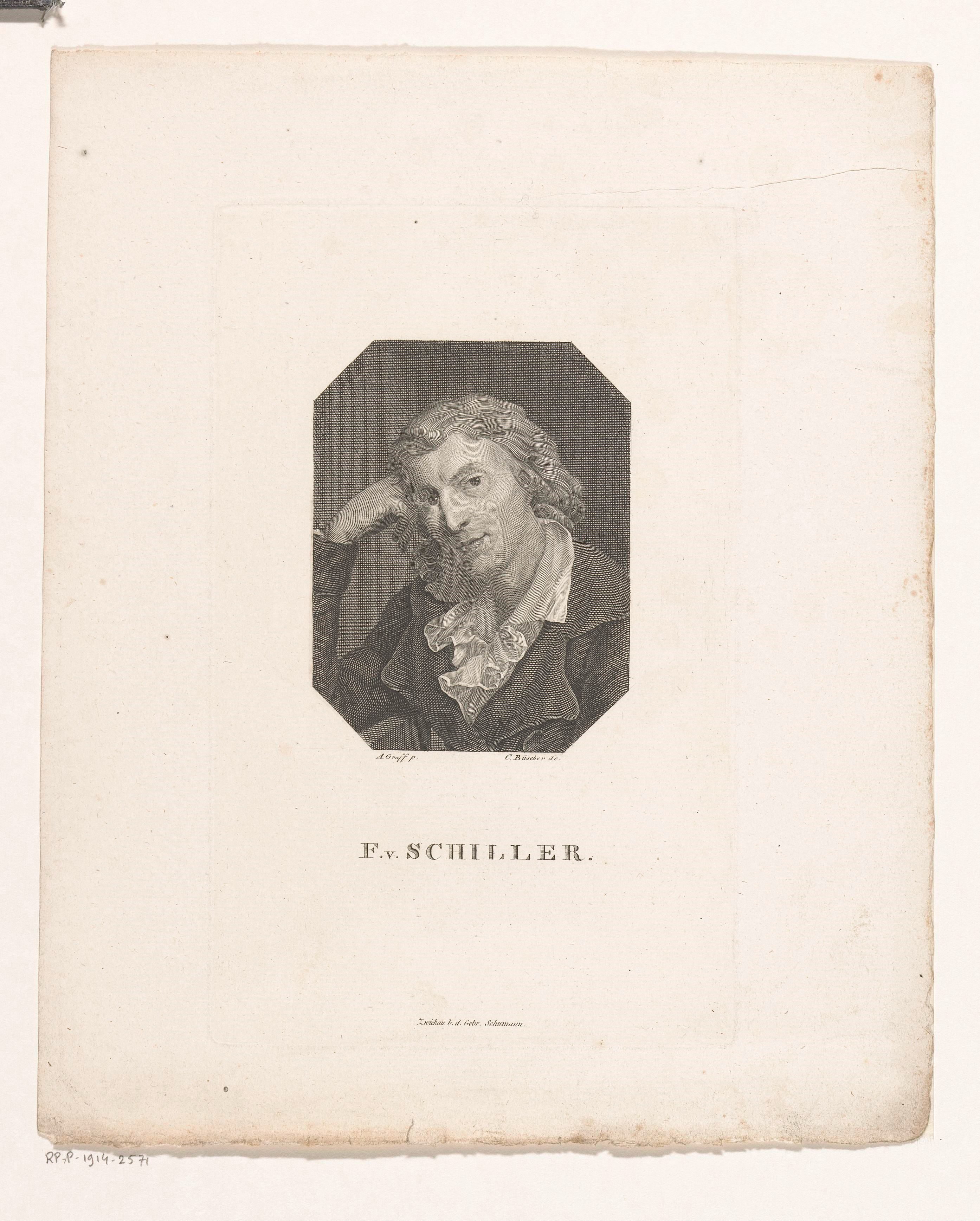 Portret van Friedrich von Schiller