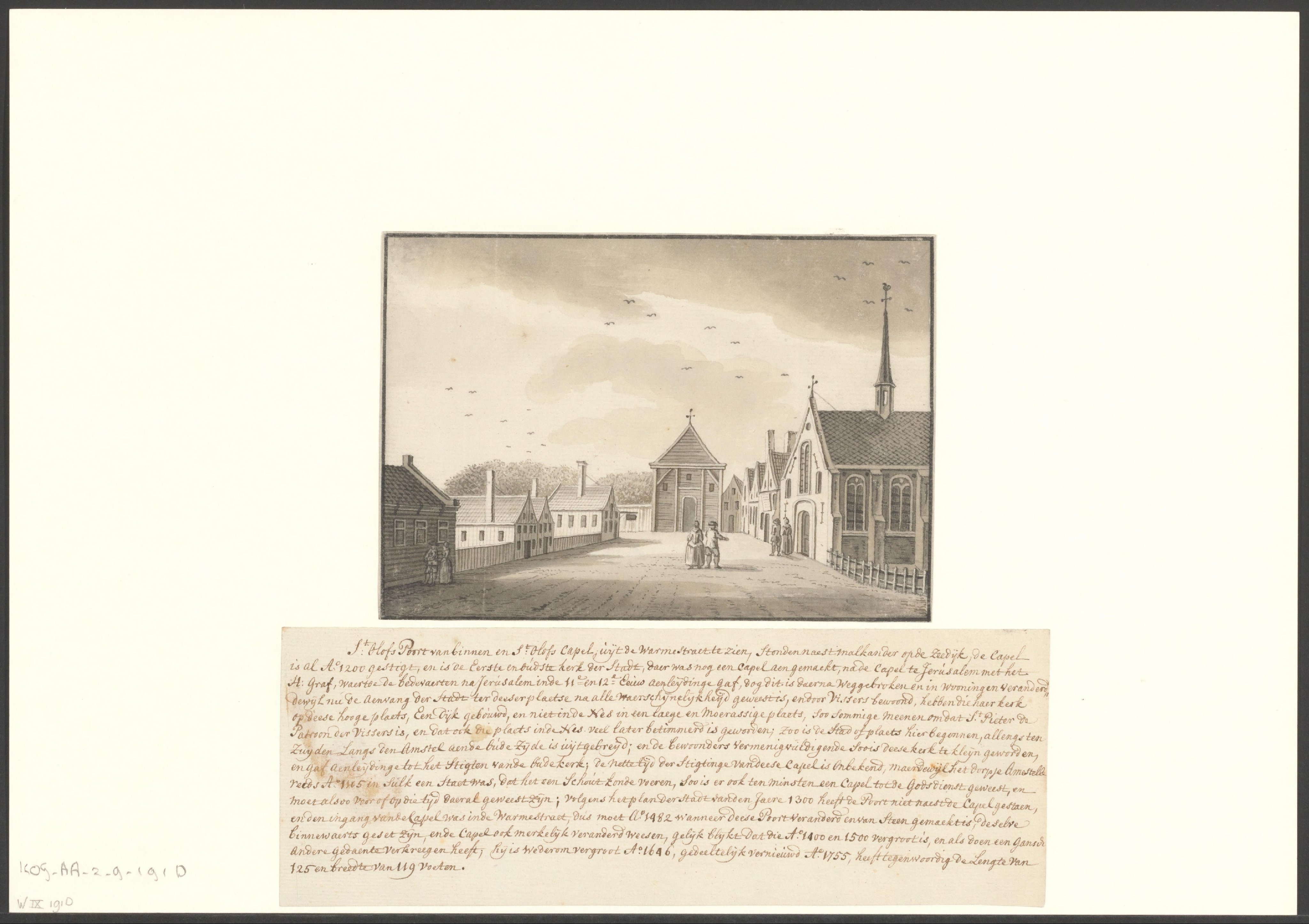 Gezicht op de Sint Olofspoort