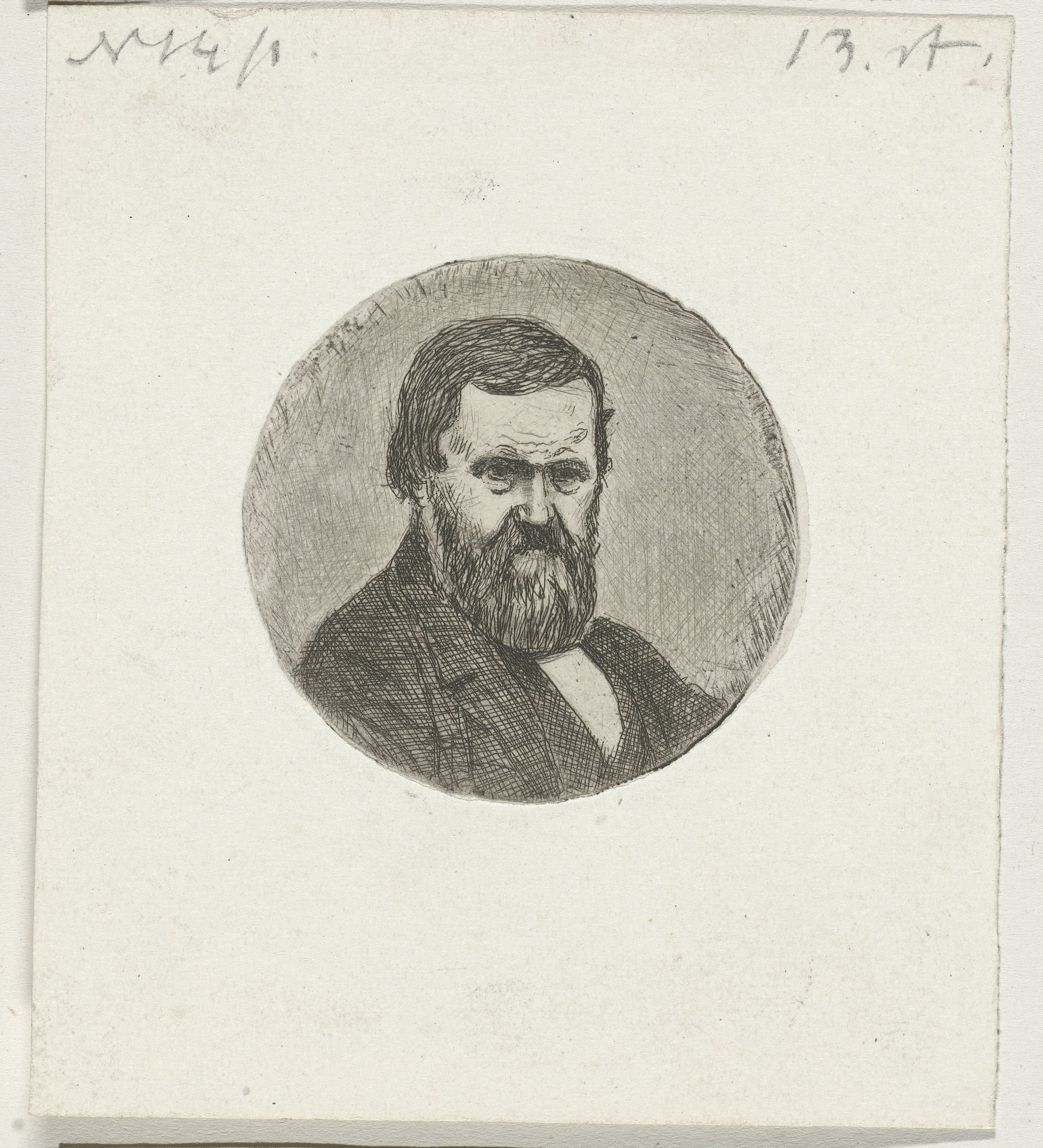 Portret van Cornelis Ouboter van der Grient