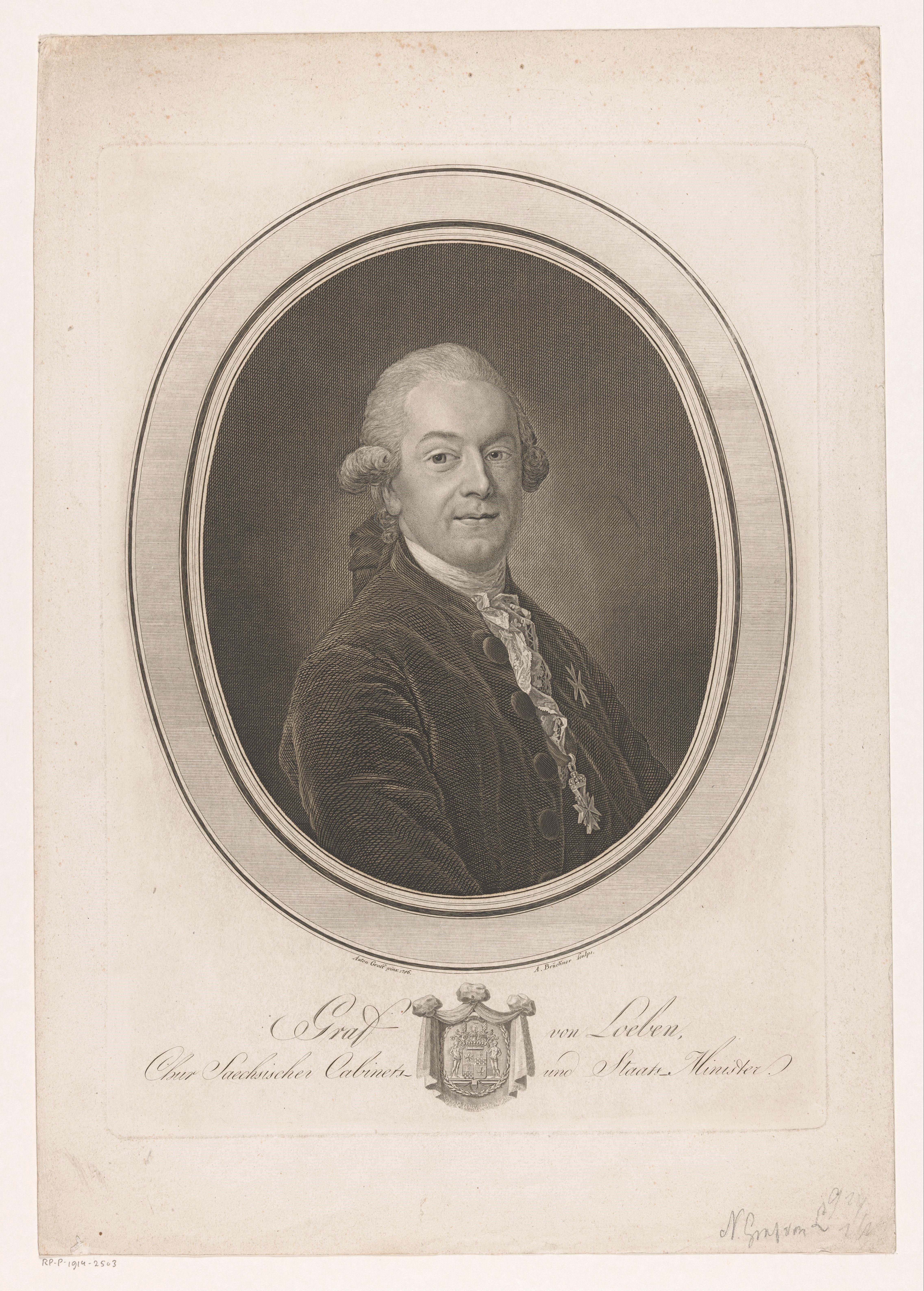Portret van Otto Ferdinand, Graf von Loeben