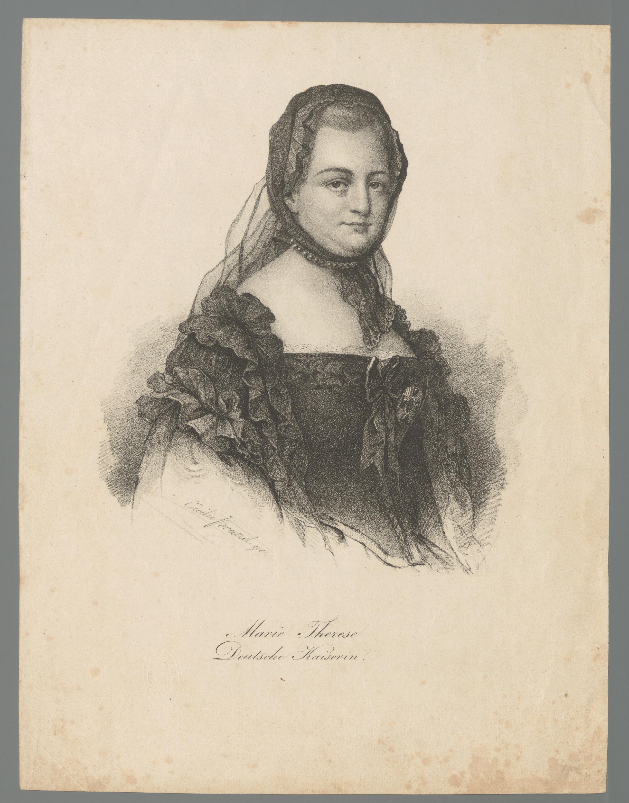 Portret van Maria Theresia