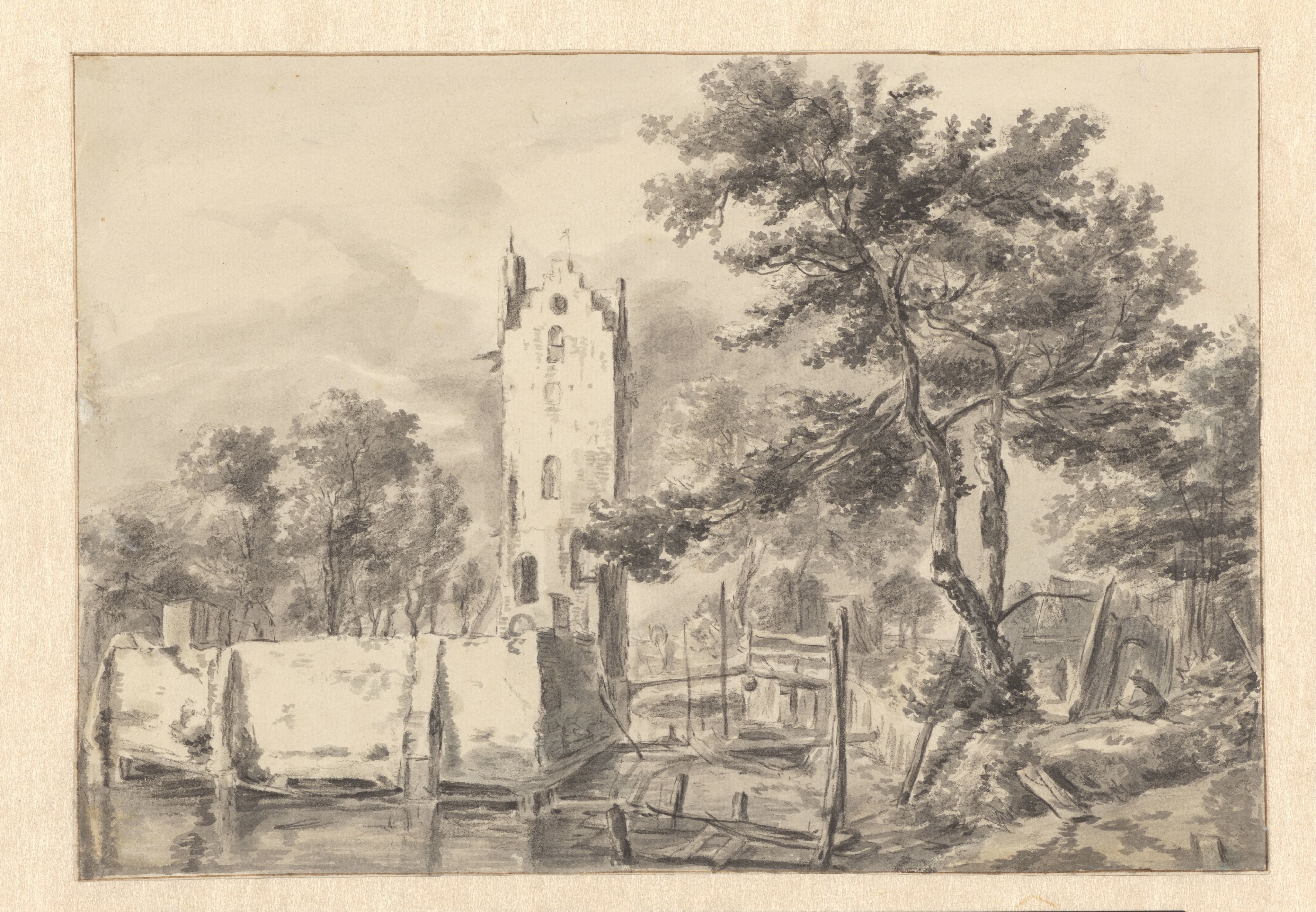 View of Kostverloren Manor on the Amstel