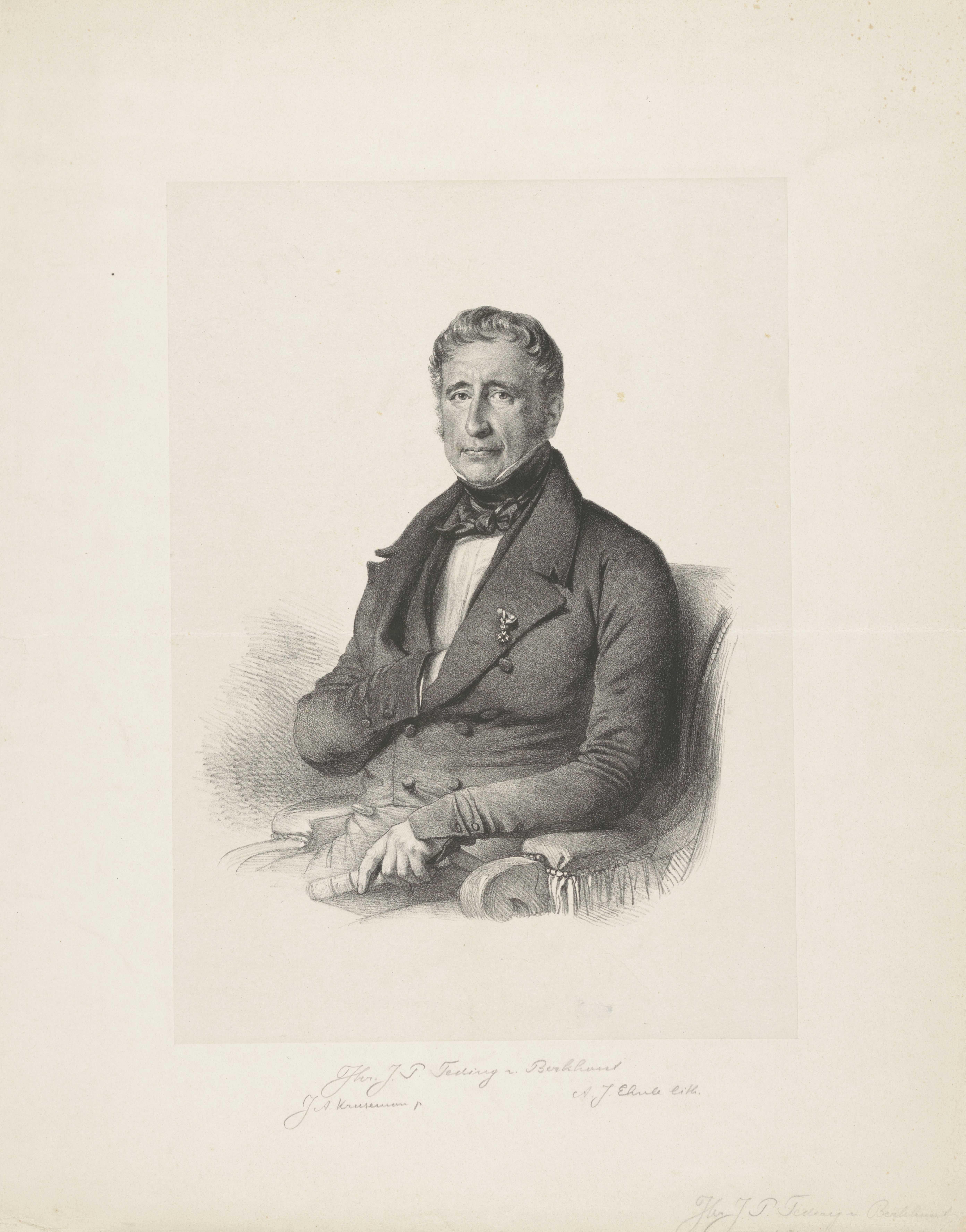 Portret van Jan Pieter Teding van Berkhout