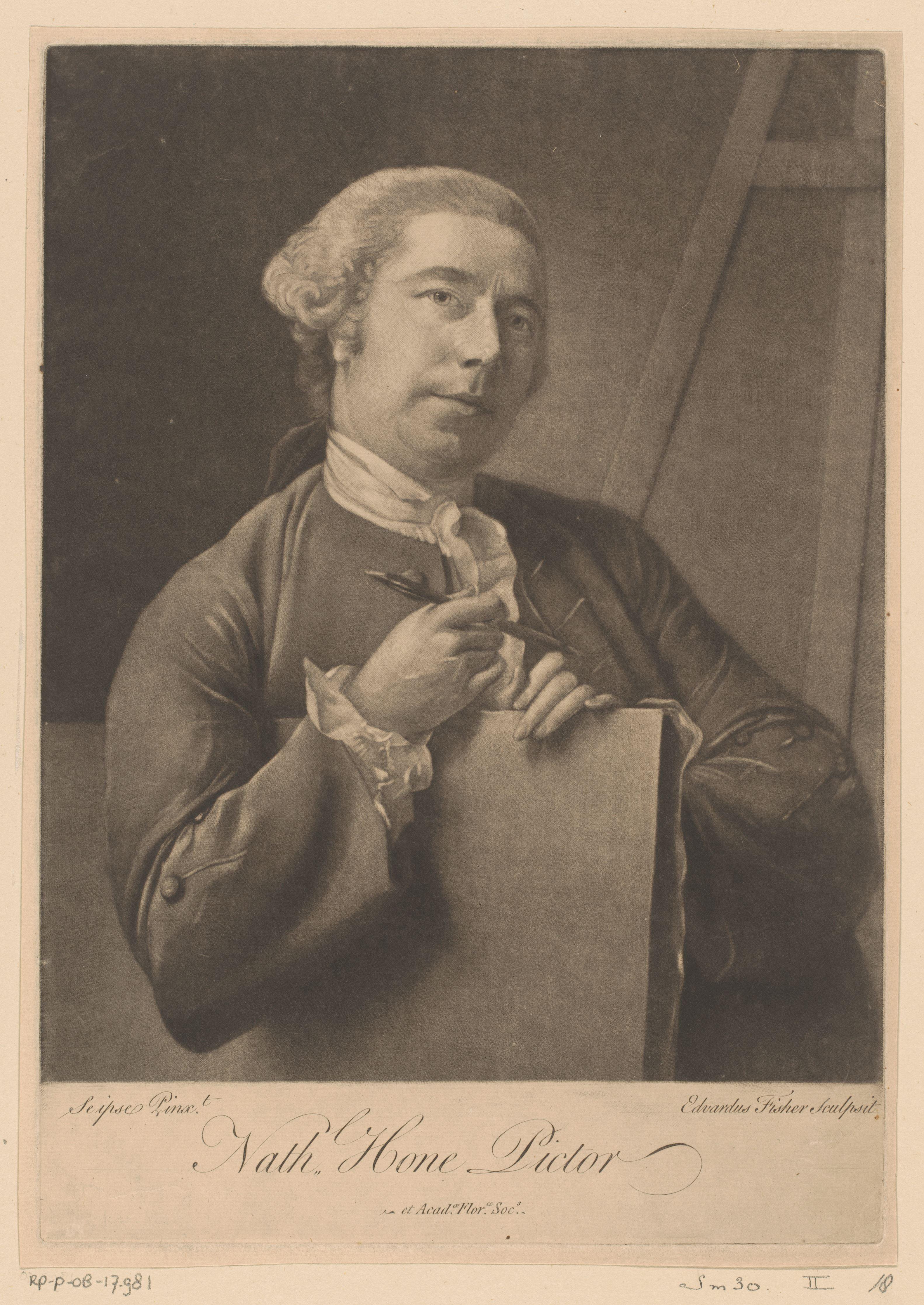 Portret van Nathaniel Hone